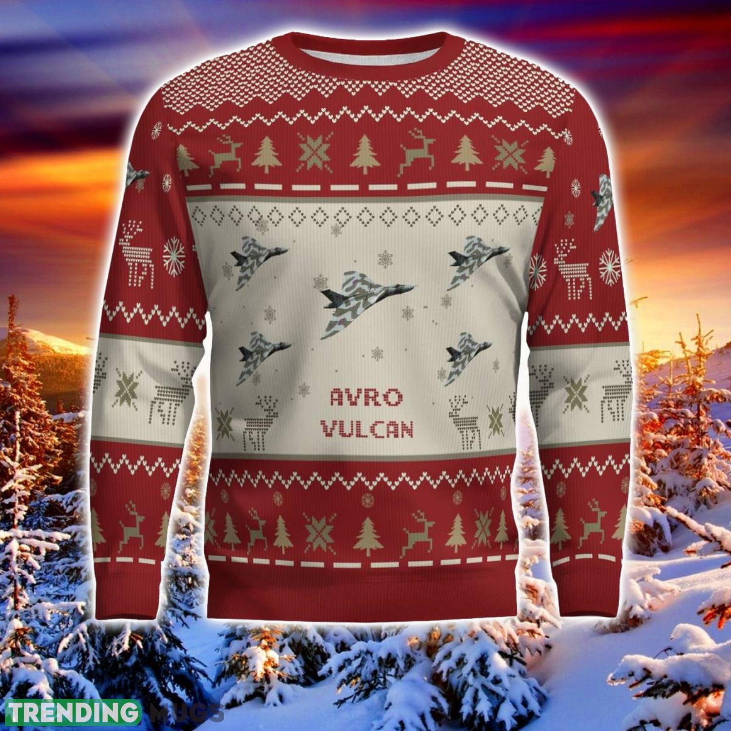 Avro Vulcan Aircraft Red Ugly Chrisrmas Sweater Aircraft Lover Veteran 3D Sweater Winter Gift 3D Sweater Avro Vulcan Aircraft Red Ugly Chrisrmas Sweater Aircraft Lover Veteran 3D Sweater Winter Gift 3D Sweater