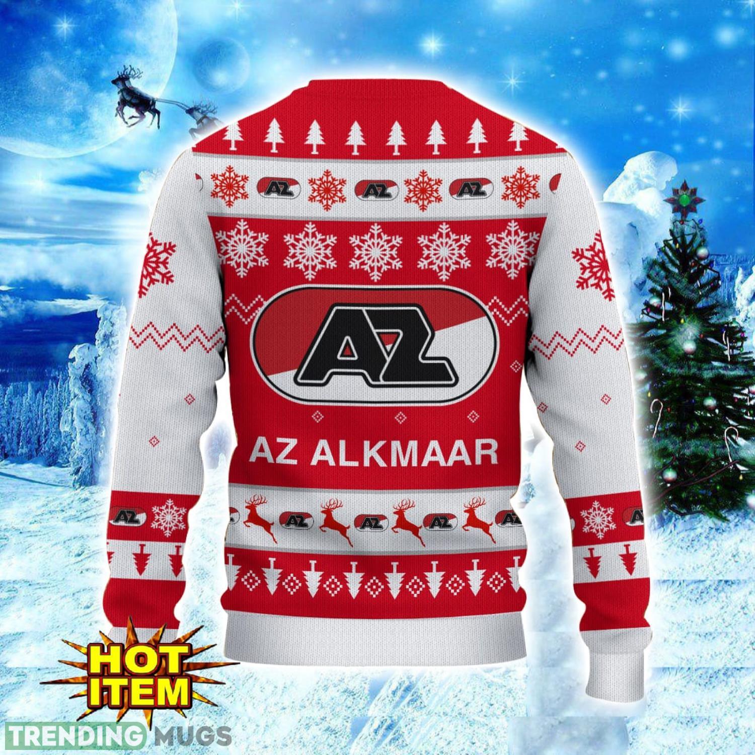 AZ Alkmaar 3D Sweater Gift For Men And Women Snowflake Pattern Ugly Christmas Sweater 3D Sweater AZ Alkmaar 3D Sweater Gift For Men And Women Snowflake Pattern Ugly Christmas Sweater 3D Sweater