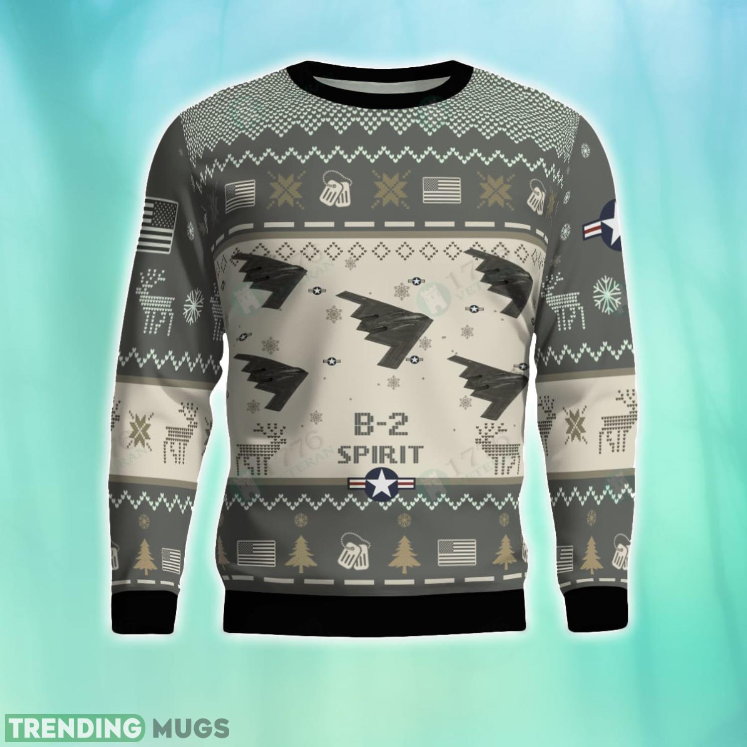 B-2 Spirit B2 3D Aircraft Ugly Sweater Christmas Gift For Men And Women Product Photo 1 B-2 Spirit B2 3D Aircraft Ugly Sweater Christmas Gift For Men And Women Product Photo 1