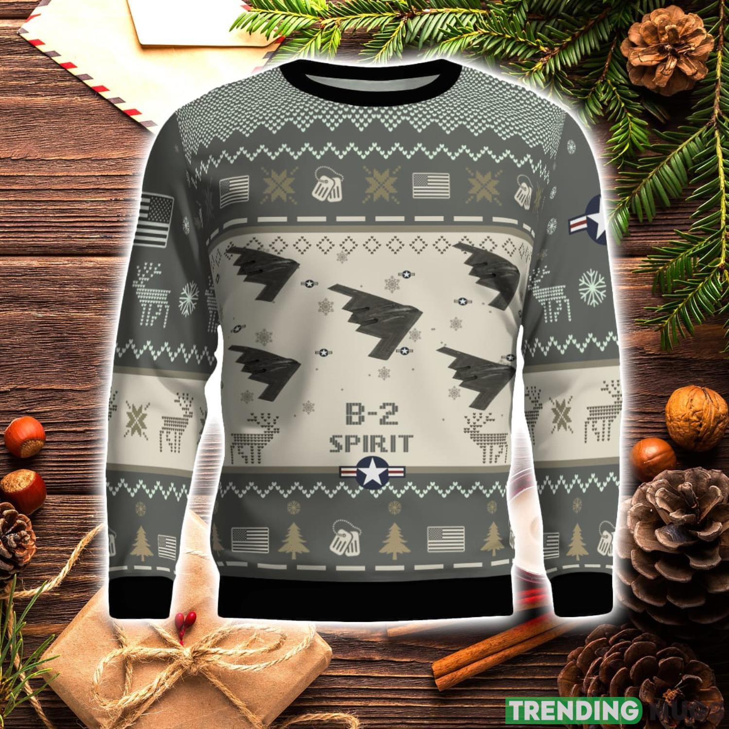 B 2 Spirit B2 Aircraft New Trend Veteran Sweater Ugly Christmas Sweater Military Christmas Sweater 3D Sweater B 2 Spirit B2 Aircraft New Trend Veteran Sweater Ugly Christmas Sweater Military Christmas Sweater 3D Sweater