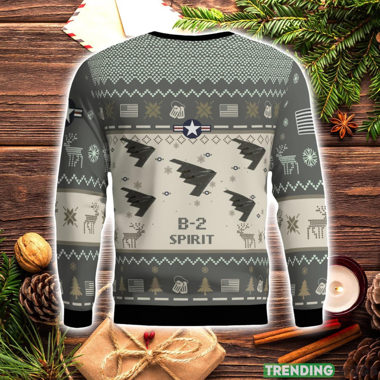 B 2 Spirit B2 Aircraft New Trend Veteran Sweater Ugly Christmas Sweater Military Christmas Sweater 3D Sweater B 2 Spirit B2 Aircraft New Trend Veteran Sweater Ugly Christmas Sweater Military Christmas Sweater 3D Sweater