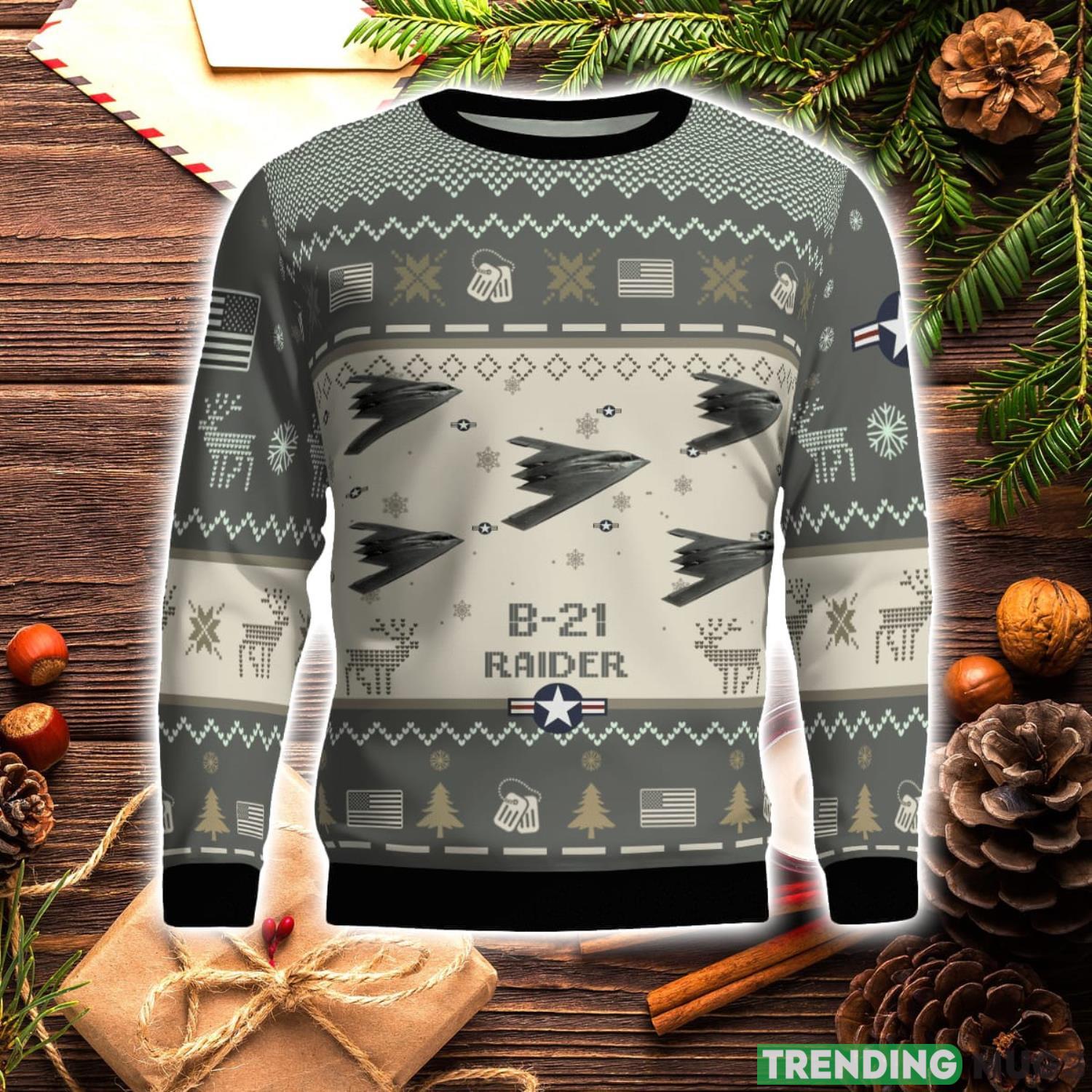 B 21 Raider B21 Aircraft New Trend Veteran Sweater Ugly Christmas Sweater Military Christmas Sweater 3D Sweater B 21 Raider B21 Aircraft New Trend Veteran Sweater Ugly Christmas Sweater Military Christmas Sweater 3D Sweater