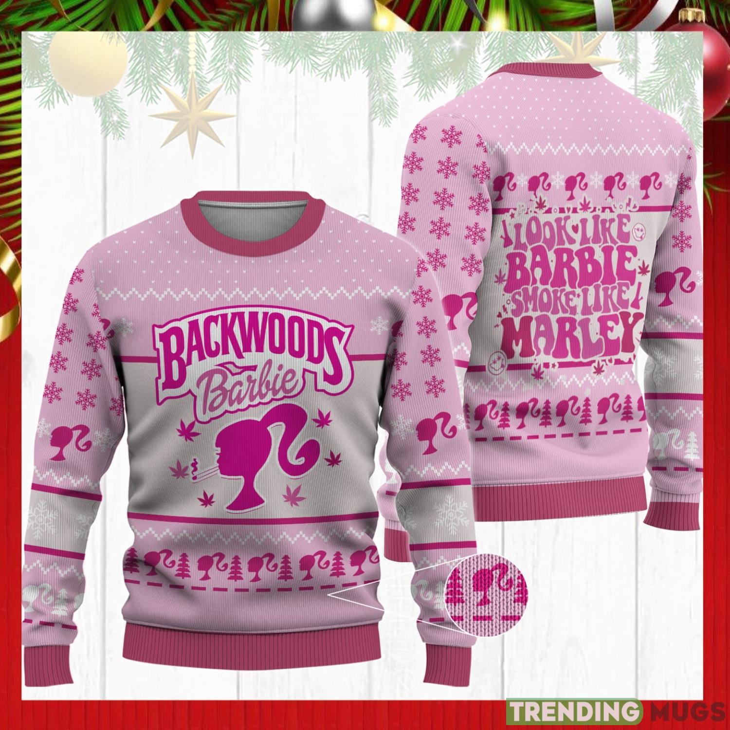 Backwoods Barbie Ugly Sweater Cute Christmas Gift Ideas For Men And Women Product Photo 1 Backwoods Barbie Ugly Sweater Cute Christmas Gift Ideas For Men And Women Product Photo 1