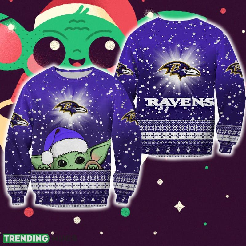 Baltimore Ravens Christmas Baby Yoda Sweater Best For Fans Gift Christmas - Baltimore Ravens Christmas Baby Yoda Sweater Best For Fans Gift Christmas Holidays Baltimore Ravens Christmas Baby Yoda Sweater Best For Fans Gift Christmas - Baltimore Ravens Christmas Baby Yoda Sweater Best For Fans Gift Christmas Holidays