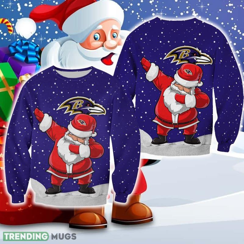 Baltimore Ravens Christmas Dab Santa Ugly Sweater For Fans AOP Gift - Baltimore Ravens Christmas Dab Santa Ugly Sweater For Fans AOP Gift Holidays Baltimore Ravens Christmas Dab Santa Ugly Sweater For Fans AOP Gift - Baltimore Ravens Christmas Dab Santa Ugly Sweater For Fans AOP Gift Holidays