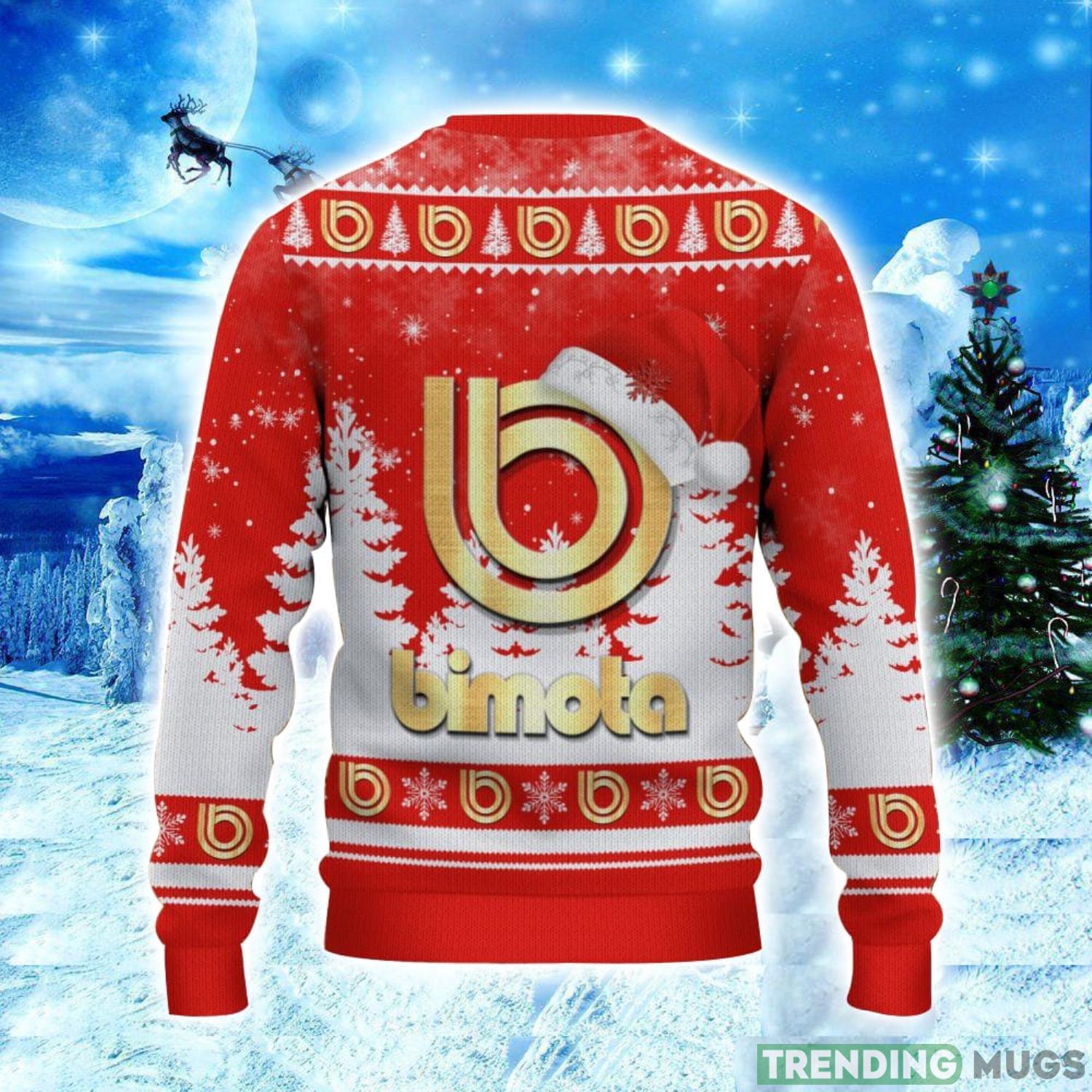 Bimota Logo Wearing Santa Hat Christmas Gift Ugly Christmas Sweater Christmas Gift Ideas 3D Sweater Bimota Logo Wearing Santa Hat Christmas Gift Ugly Christmas Sweater Christmas Gift Ideas 3D Sweater