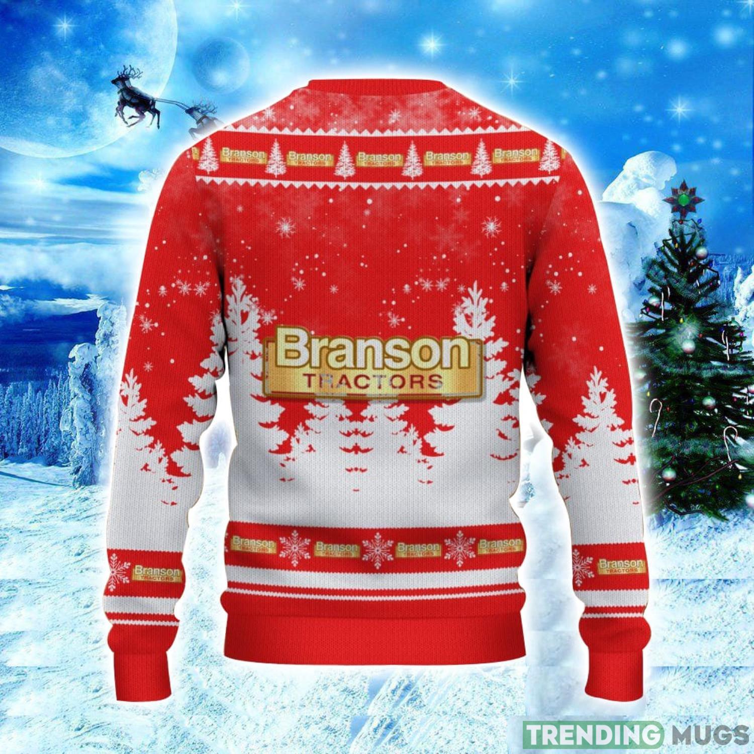 Branson Logo Wearing Santa Hat Christmas Gift Ugly Christmas Sweater Christmas Gift Ideas 3D Sweater Branson Logo Wearing Santa Hat Christmas Gift Ugly Christmas Sweater Christmas Gift Ideas 3D Sweater