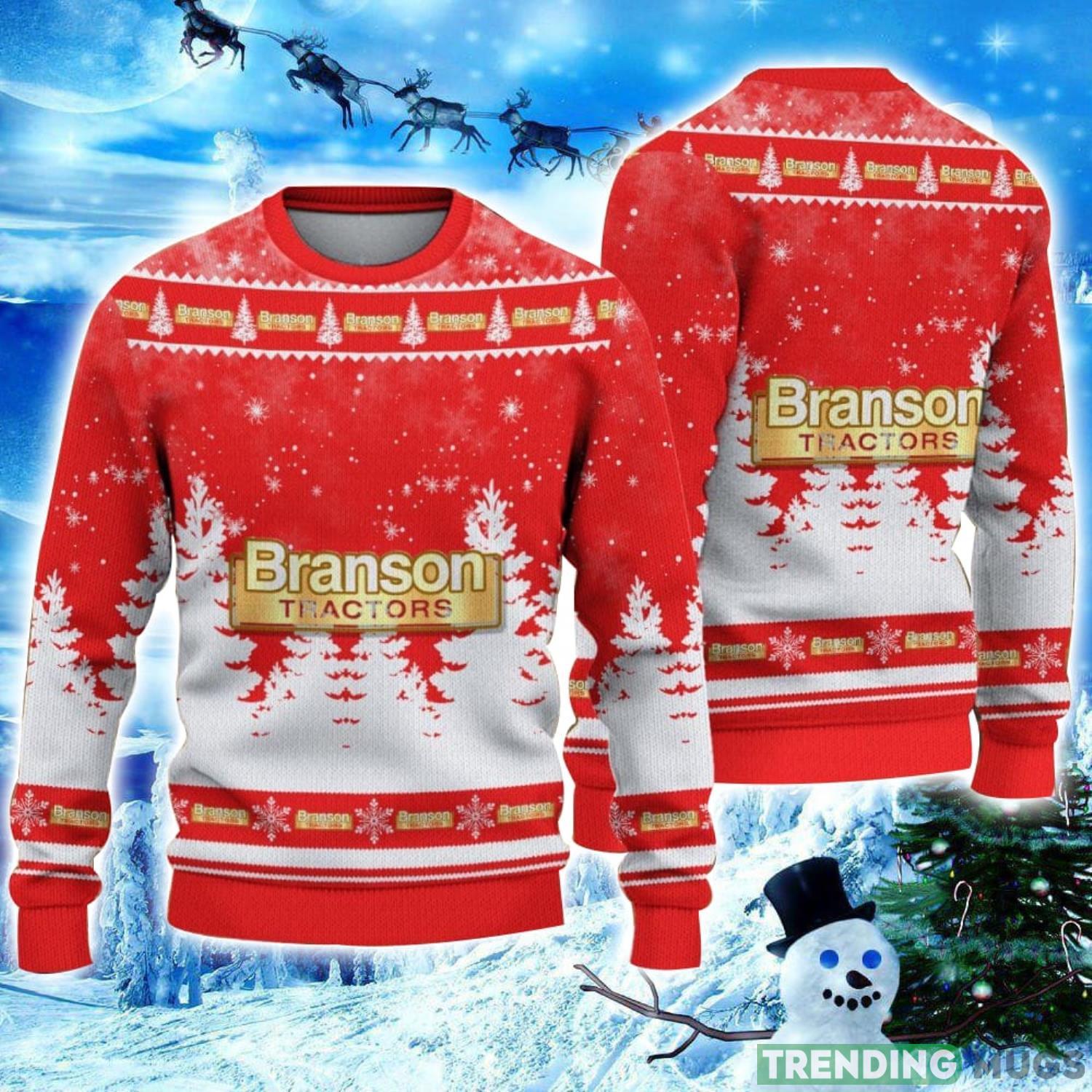 Branson Logo Wearing Santa Hat Christmas Gift Ugly Christmas Sweater Christmas Gift Ideas Product Photo 1 Branson Logo Wearing Santa Hat Christmas Gift Ugly Christmas Sweater Christmas Gift Ideas Product Photo 1