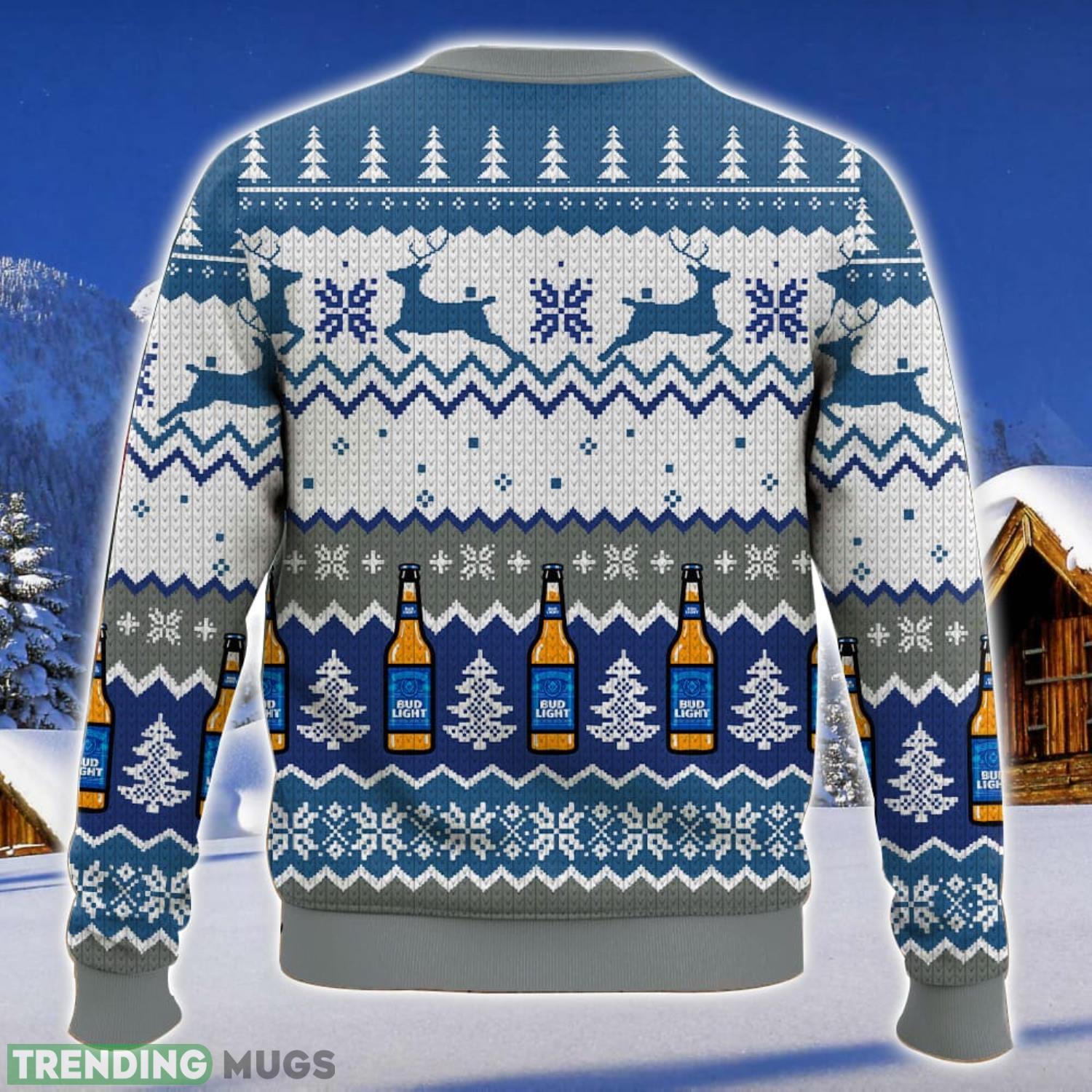 Bud Light All Over Printed Ugly Christmas Sweater 2023 Christmas Gift Ideas Holiday Gift 3D Sweater Bud Light All Over Printed Ugly Christmas Sweater 2023 Christmas Gift Ideas Holiday Gift 3D Sweater