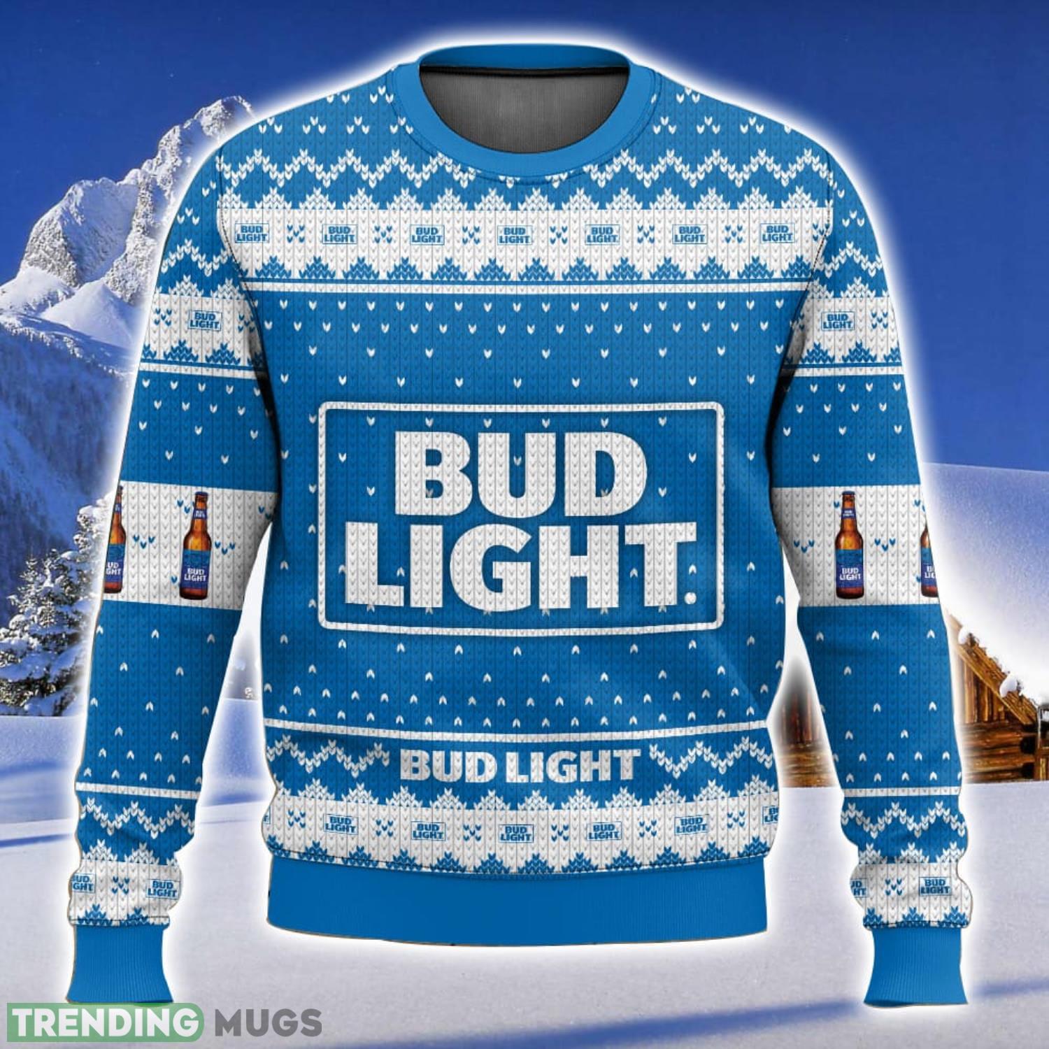 Bud Light Drink All Over Printed Ugly Christmas Sweater 2023 Christmas Gift Ideas Holiday Gift 3D Sweater Bud Light Drink All Over Printed Ugly Christmas Sweater 2023 Christmas Gift Ideas Holiday Gift 3D Sweater