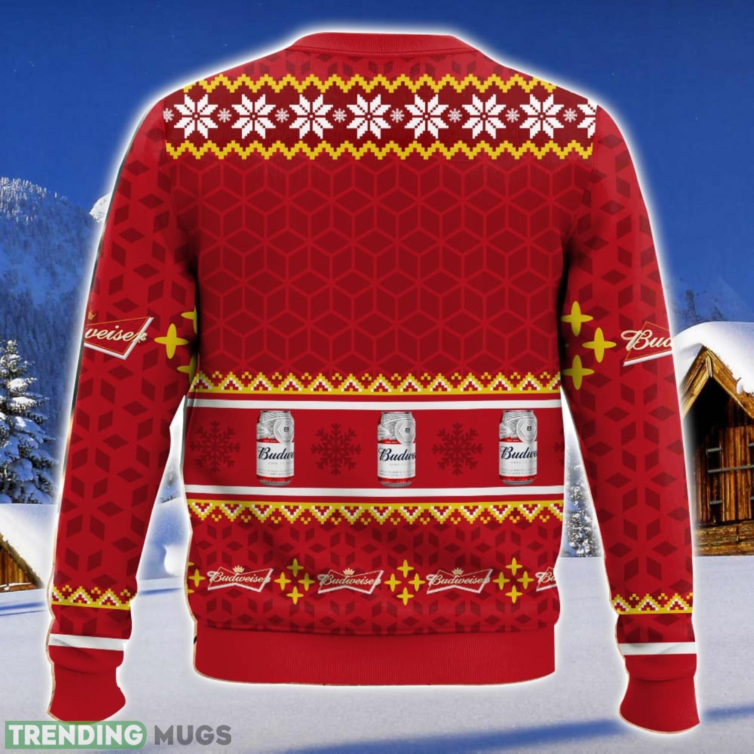 Budweiser Dead Inside All Over Printed Ugly Christmas Sweater 2023 Christmas Gift Ideas Holiday Gift 3D Sweater Budweiser Dead Inside All Over Printed Ugly Christmas Sweater 2023 Christmas Gift Ideas Holiday Gift 3D Sweater