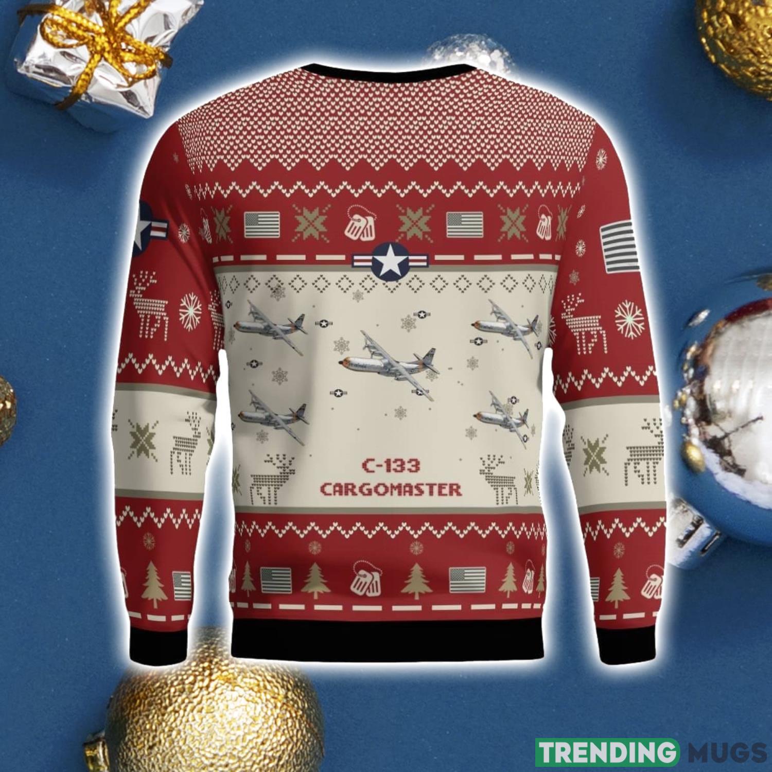 C 133 Cargomaster C133 Aircraft Ugly Christmas Sweater Christmas Gift Veteran 3D Sweater 3D Sweater C 133 Cargomaster C133 Aircraft Ugly Christmas Sweater Christmas Gift Veteran 3D Sweater 3D Sweater