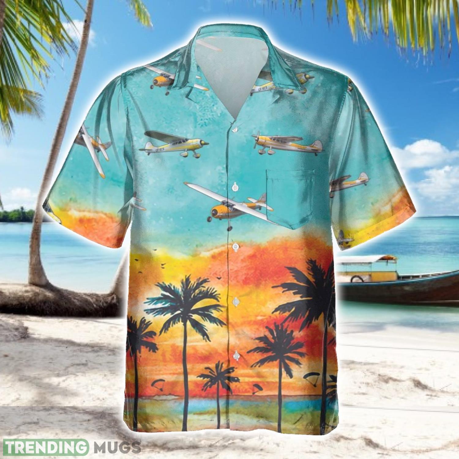 Cessna 195 Businessliner Hawaiian Shirt US Aircraft Hawaii Buton Shirt Product Photo 1 Cessna 195 Businessliner Hawaiian Shirt US Aircraft Hawaii Buton Shirt Product Photo 1