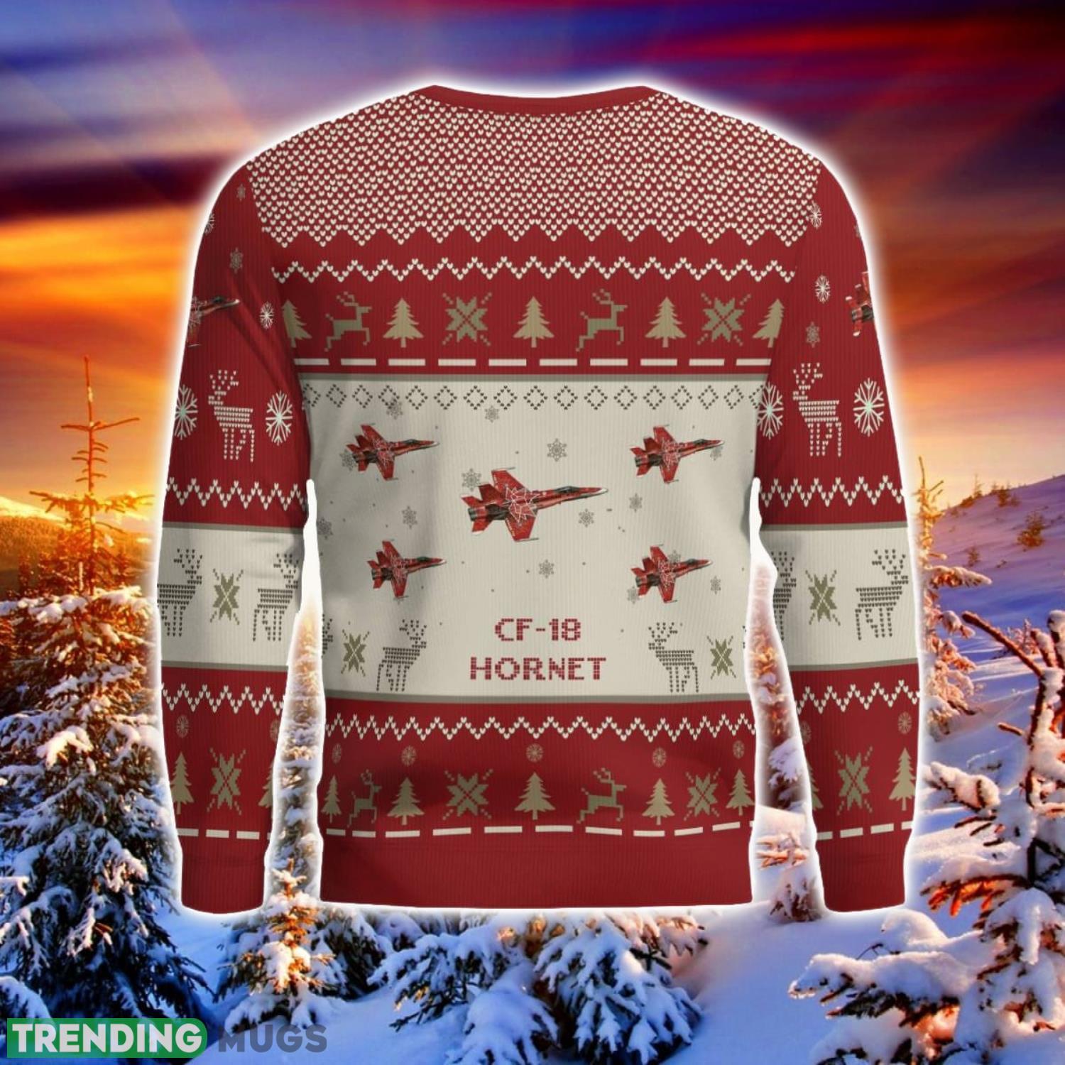 CF 18 Hornet CF18 Aircraft Red Ugly Chrisrmas Sweater Aircraft Lover Veteran 3D Sweater Winter Gift 3D Sweater CF 18 Hornet CF18 Aircraft Red Ugly Chrisrmas Sweater Aircraft Lover Veteran 3D Sweater Winter Gift 3D Sweater