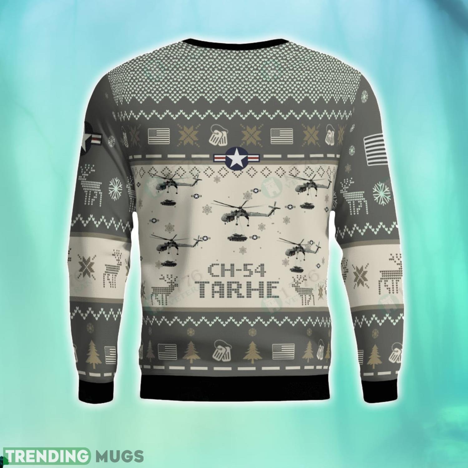 CH 54 Tarhe CH54 3D Aircraft Ugly Sweater Christmas Gift For Men And Women 3D Sweater CH 54 Tarhe CH54 3D Aircraft Ugly Sweater Christmas Gift For Men And Women 3D Sweater
