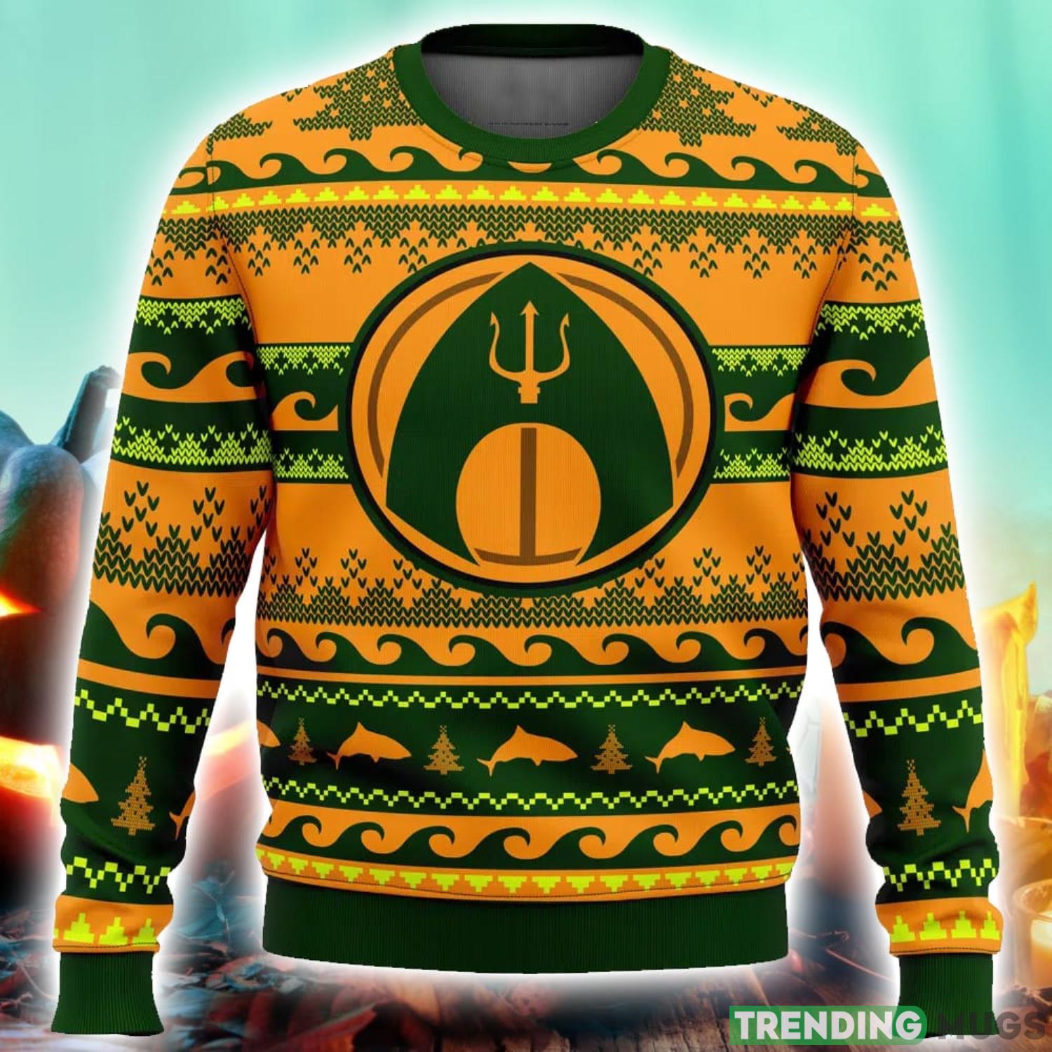 Christmas Aquaman DC Comics Ugly Christmas Sweater 3D Printed Men And Women Christmas Hoiliday Gift 3D Sweater Christmas Aquaman DC Comics Ugly Christmas Sweater 3D Printed Men And Women Christmas Hoiliday Gift 3D Sweater