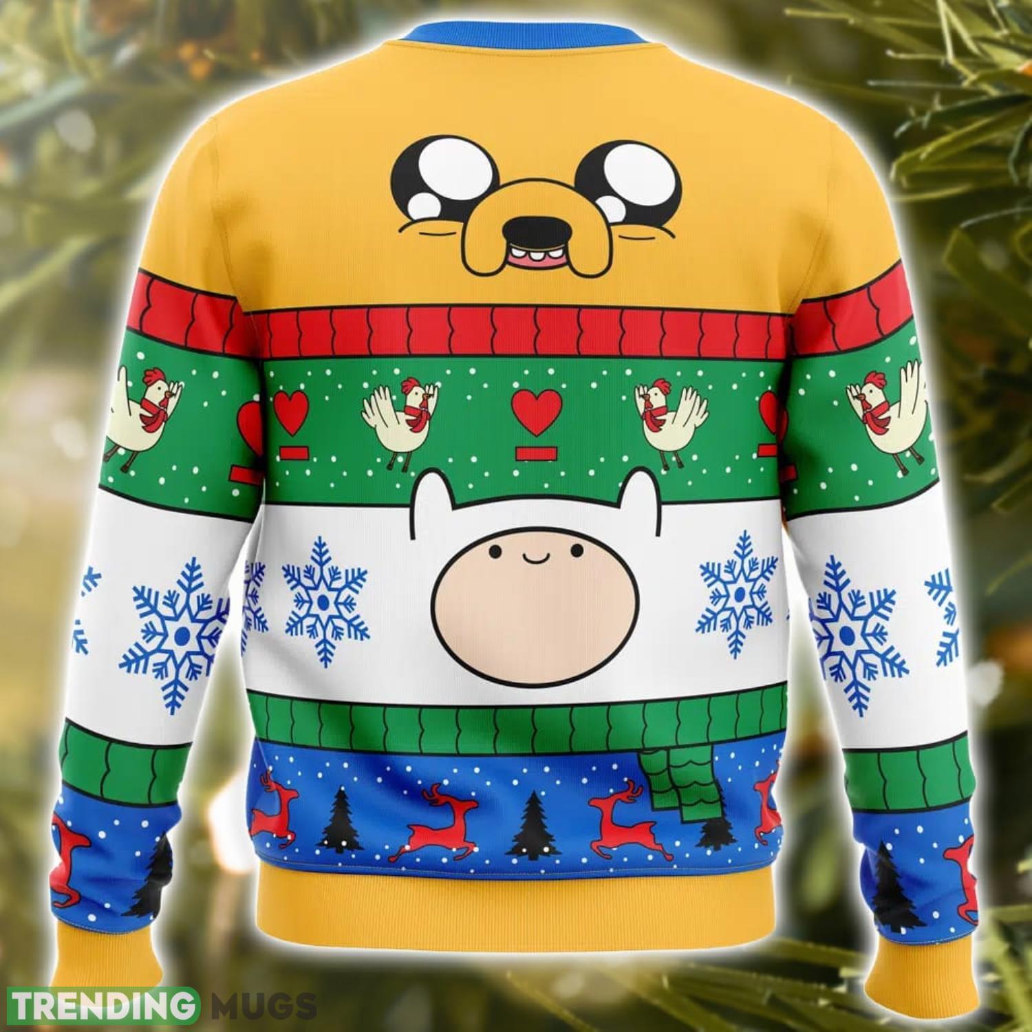 Christmas Finn and Jake Adventure Time Ugly Christmas Sweater Holiday Gift Christmas Sweater 3D Sweater Christmas Finn and Jake Adventure Time Ugly Christmas Sweater Holiday Gift Christmas Sweater 3D Sweater