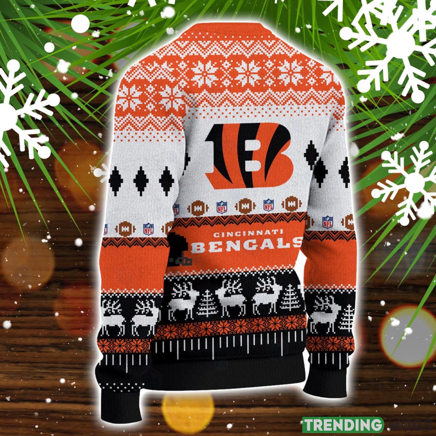Cincinnati Bengals National Football League Knitting Ugly Christmas Sweater Sport Christmas Gift 3D Sweater Cincinnati Bengals National Football League Knitting Ugly Christmas Sweater Sport Christmas Gift 3D Sweater