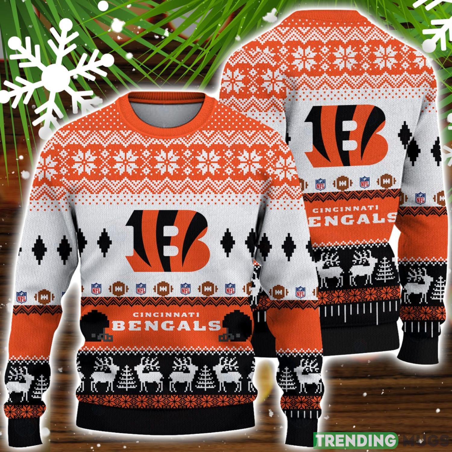 Cincinnati Bengals National Football League Knitting Ugly Christmas Sweater Sport Christmas Gift Product Photo 1 Cincinnati Bengals National Football League Knitting Ugly Christmas Sweater Sport Christmas Gift Product Photo 1