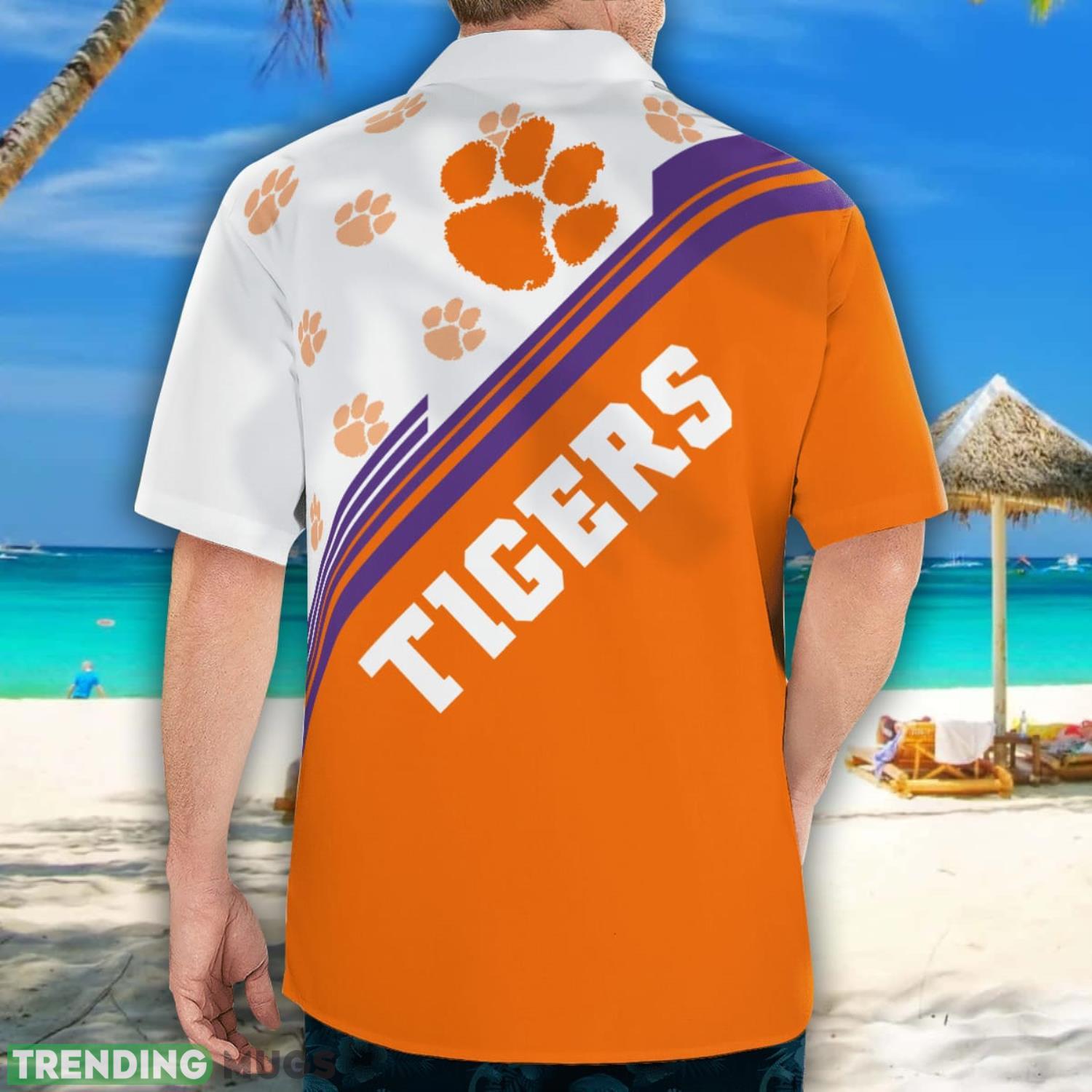 Clemson Tigers Logo Printed Aloha Hawaiian Shirt Special Gift For Fans Hawaiian Shirt Clemson Tigers Logo Printed Aloha Hawaiian Shirt Special Gift For Fans Hawaiian Shirt