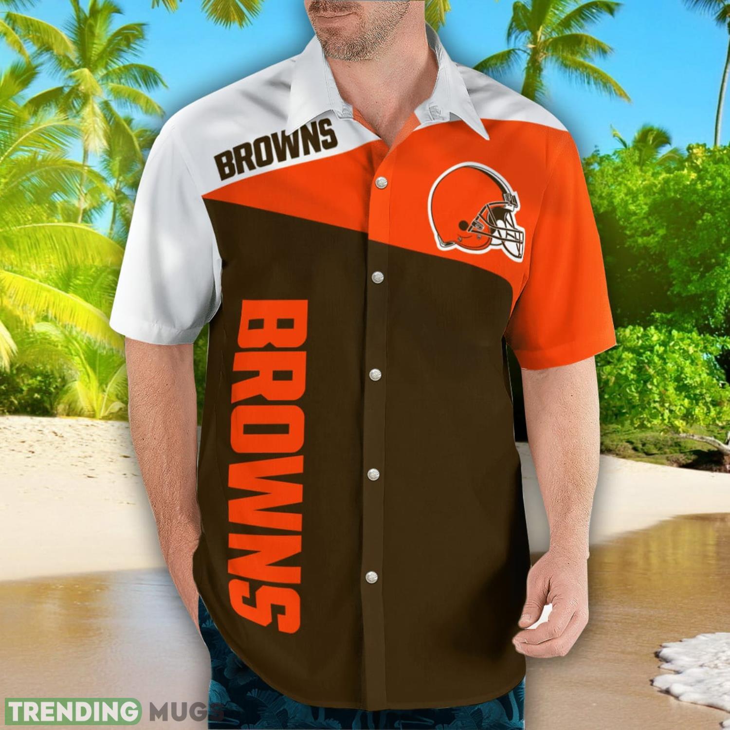 Cleveland Browns Hawaii Shirt Sport Fans Summer Vacation Gift Hawaiian Shirt Cleveland Browns Hawaii Shirt Sport Fans Summer Vacation Gift Hawaiian Shirt