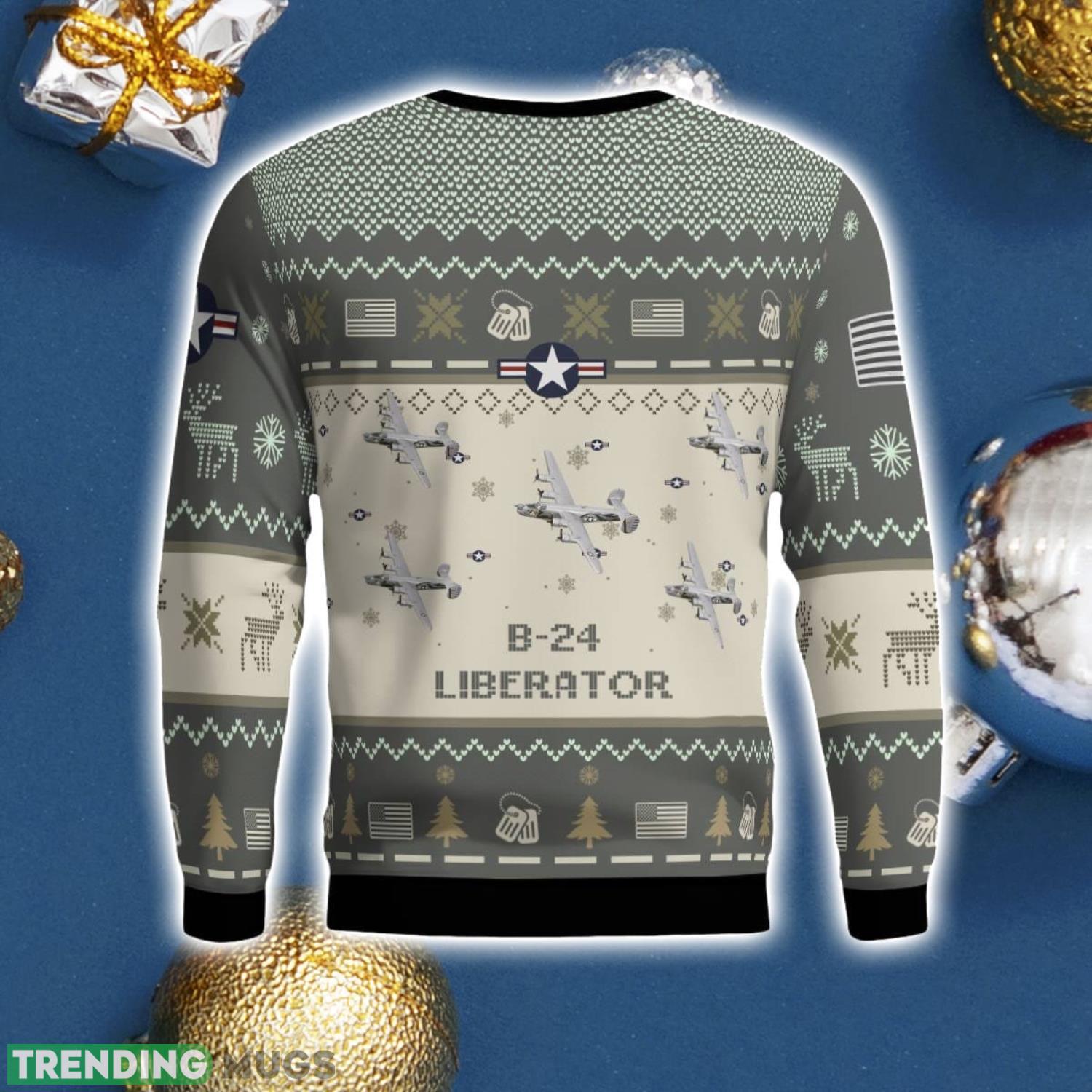 Consolidated B 24 Liberator B24 Aircraft New Trend Veteran Sweater Ugly Christmas Sweater Gift For Christmas 3D Sweater Consolidated B 24 Liberator B24 Aircraft New Trend Veteran Sweater Ugly Christmas Sweater Gift For Christmas 3D Sweater