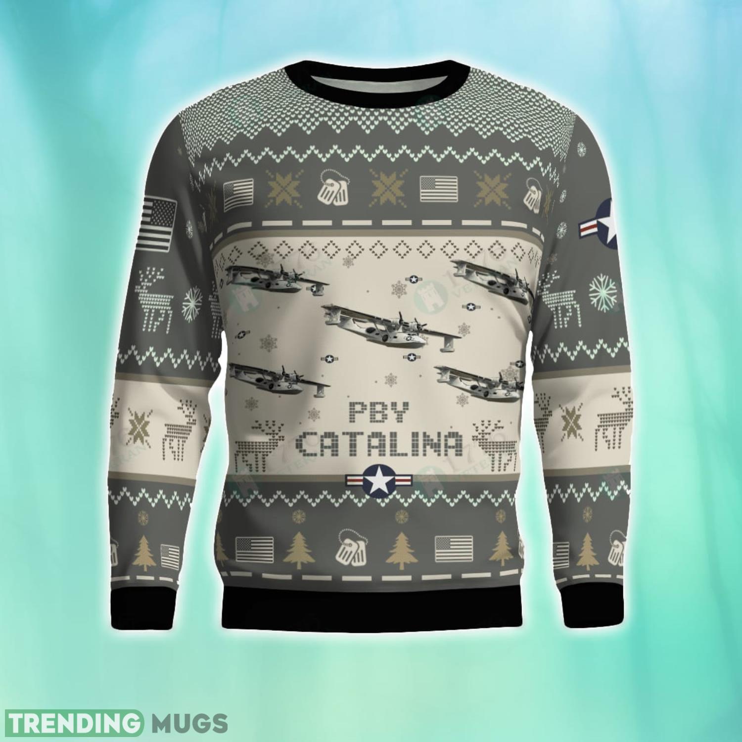Consolidated PBY Catalina 3D Aircraft Ugly Sweater Christmas Gift For Men And Women Product Photo 1 Consolidated PBY Catalina 3D Aircraft Ugly Sweater Christmas Gift For Men And Women Product Photo 1