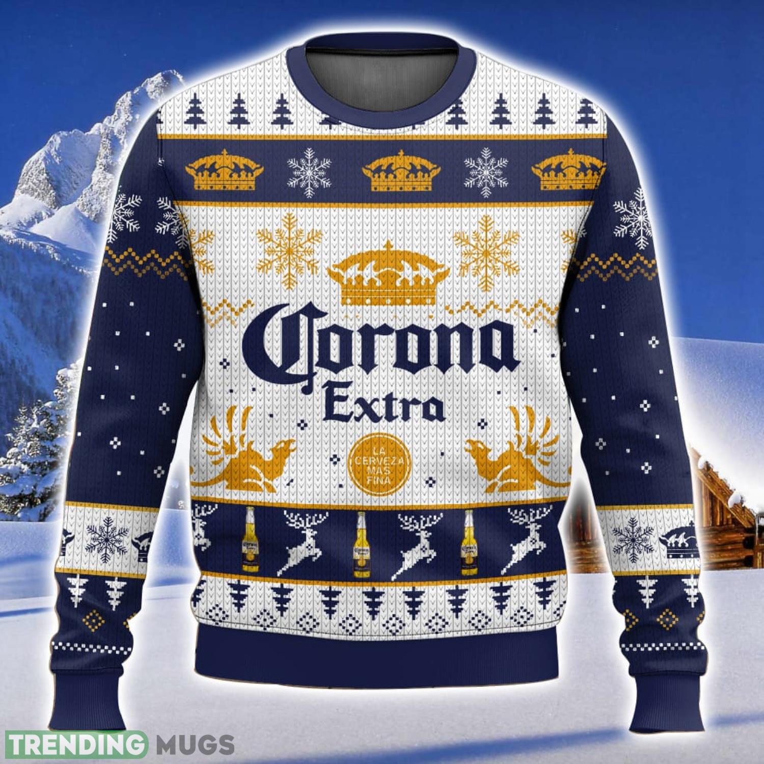 Corona Extra All Over Printed Ugly Christmas Sweater 2023 Christmas Gift Ideas Holiday Gift Product Photo 1 Corona Extra All Over Printed Ugly Christmas Sweater 2023 Christmas Gift Ideas Holiday Gift Product Photo 1