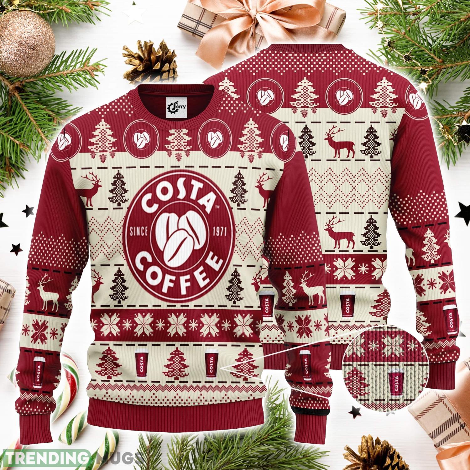 Costa Christmas Gift 3D Ugly Christmas Sweater Unisex Sweater Christmas Gift Product Photo 1 Costa Christmas Gift 3D Ugly Christmas Sweater Unisex Sweater Christmas Gift Product Photo 1