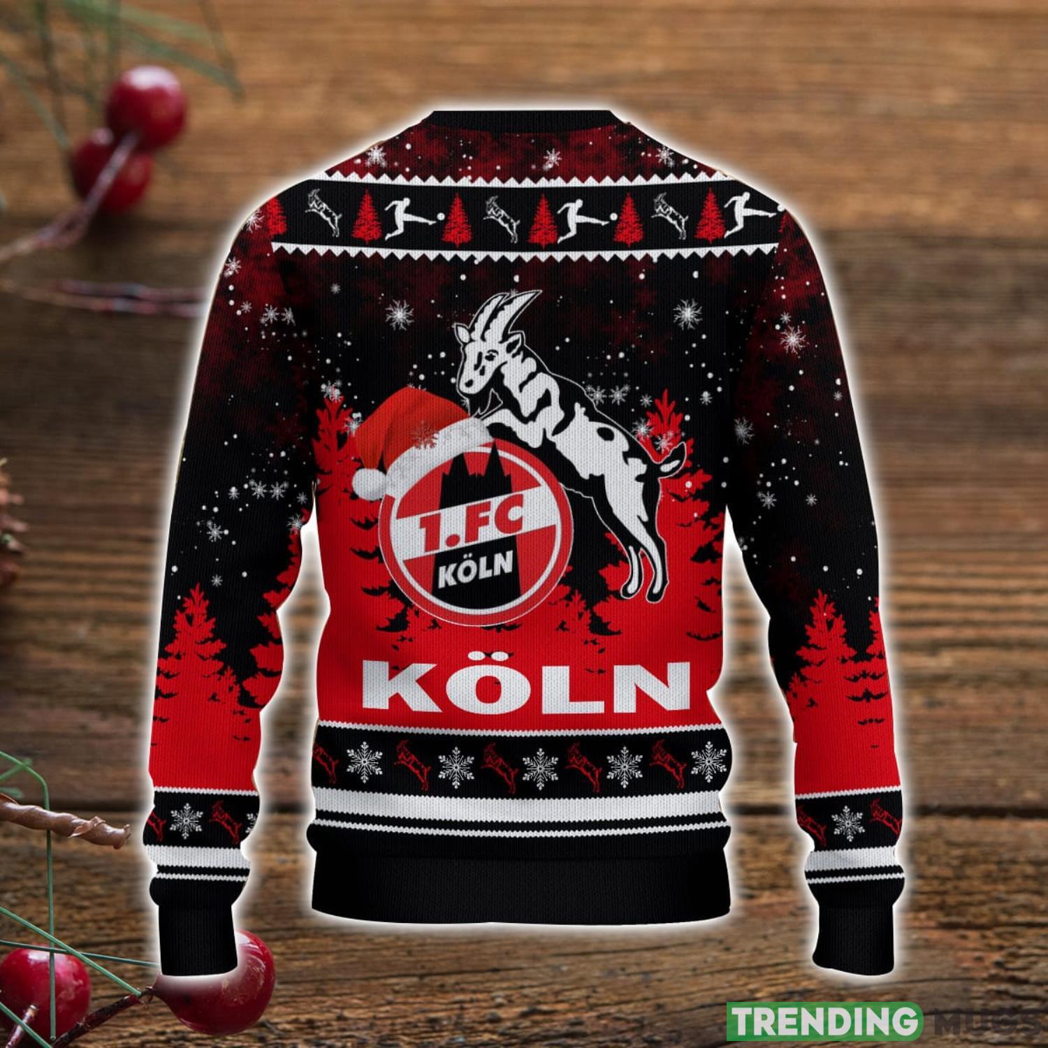 Custom Name 1. FC Koln Christmas Sweater For Men And Women Ugly Sweater 3D Sweater Custom Name 1. FC Koln Christmas Sweater For Men And Women Ugly Sweater 3D Sweater