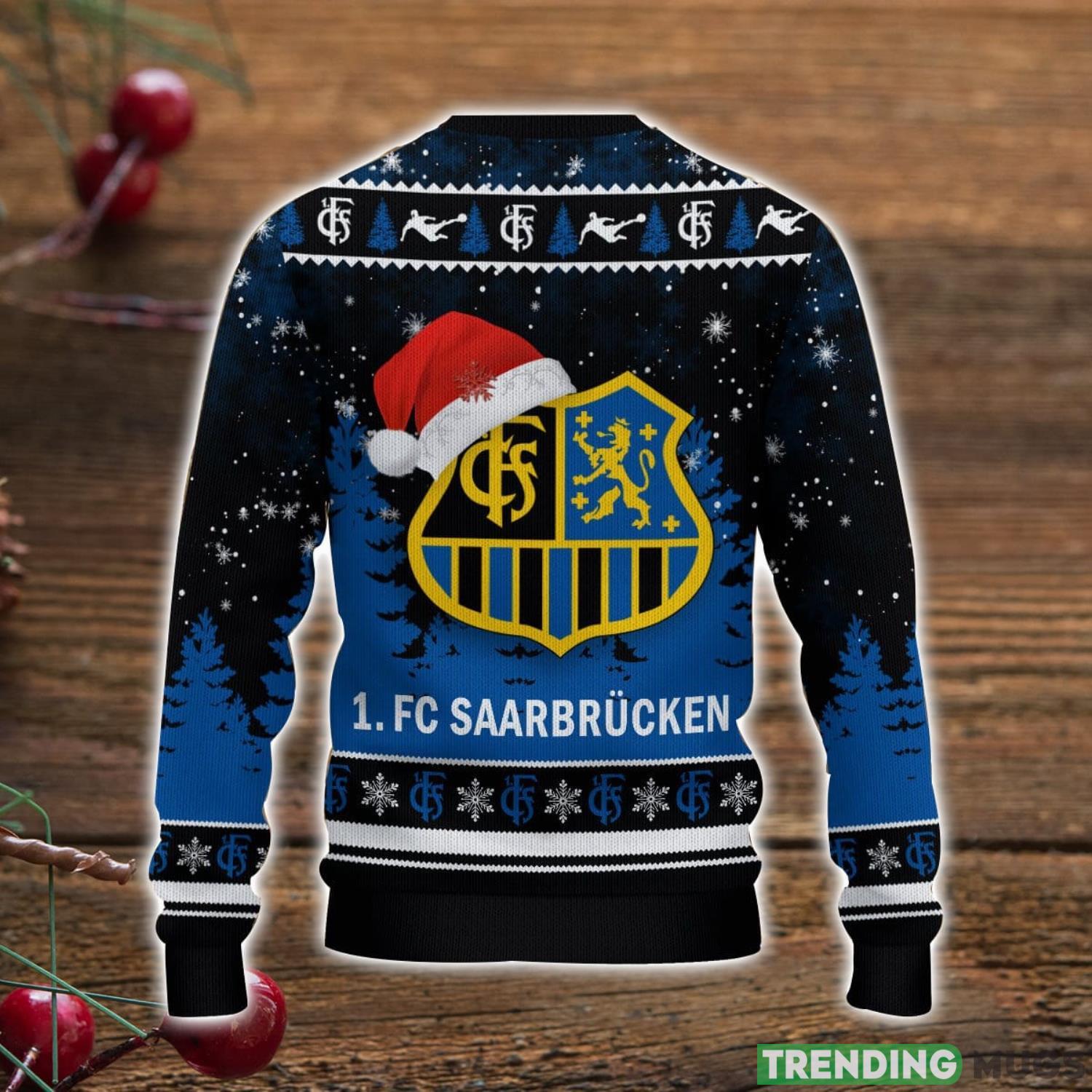 Custom Name 1. FC Saarbrucken Christmas Sweater For Men And Women Ugly Sweater 3D Sweater Custom Name 1. FC Saarbrucken Christmas Sweater For Men And Women Ugly Sweater 3D Sweater