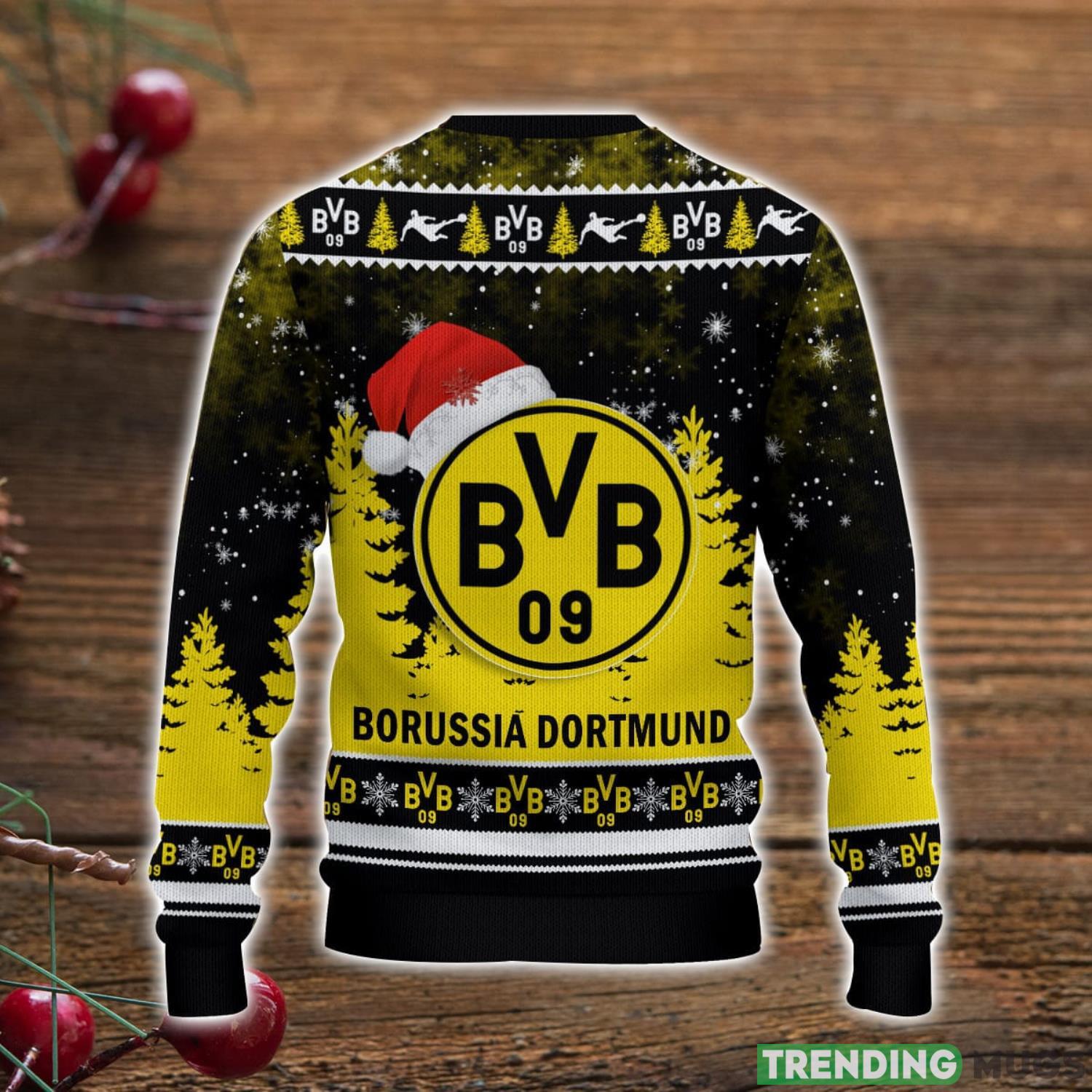 Custom Name Borussia Dortmund II Christmas Sweater For Men And Women Ugly Sweater 3D Sweater Custom Name Borussia Dortmund II Christmas Sweater For Men And Women Ugly Sweater 3D Sweater