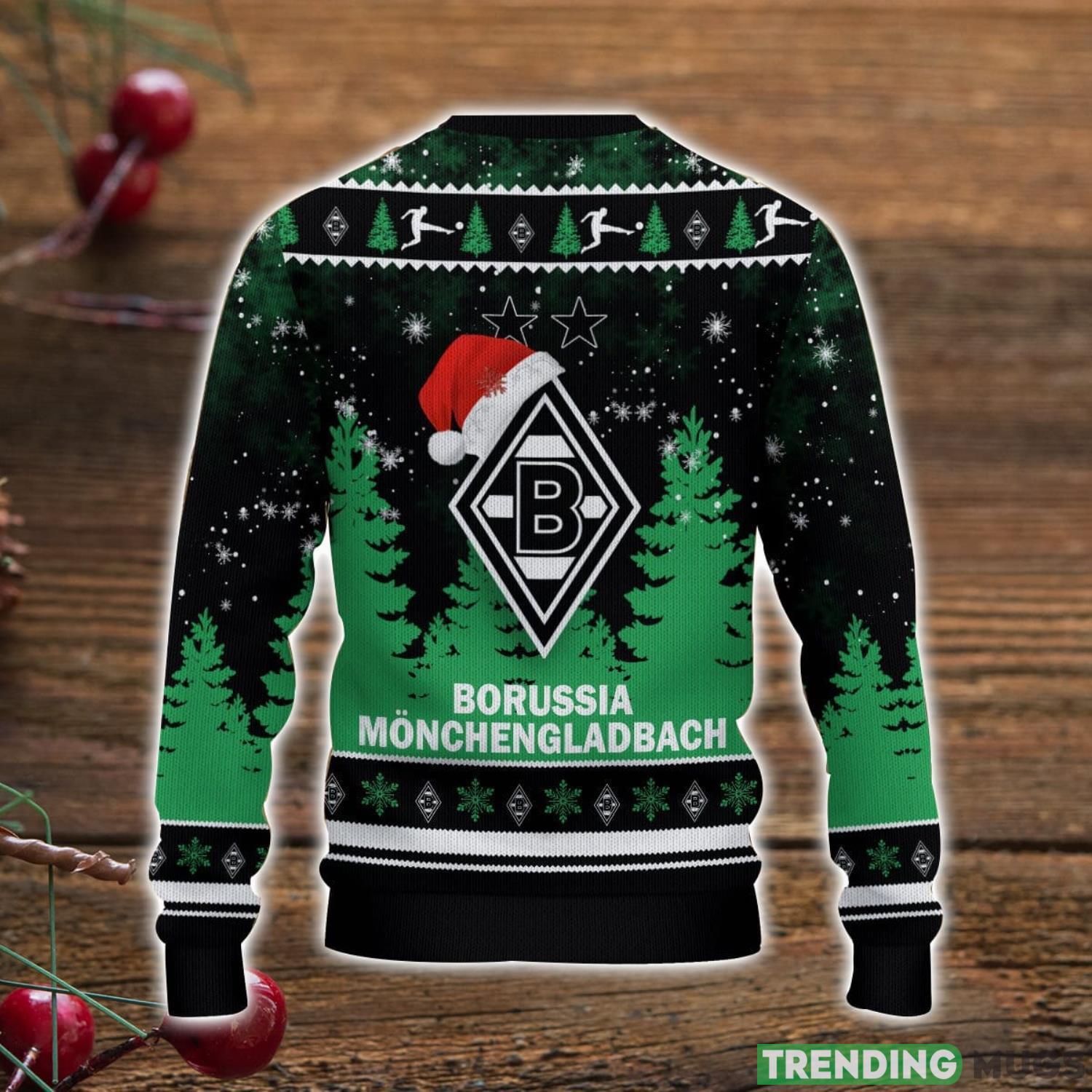 Custom Name Borussia Monchengladbach Christmas Sweater For Men And Women Ugly Sweater 3D Sweater Custom Name Borussia Monchengladbach Christmas Sweater For Men And Women Ugly Sweater 3D Sweater