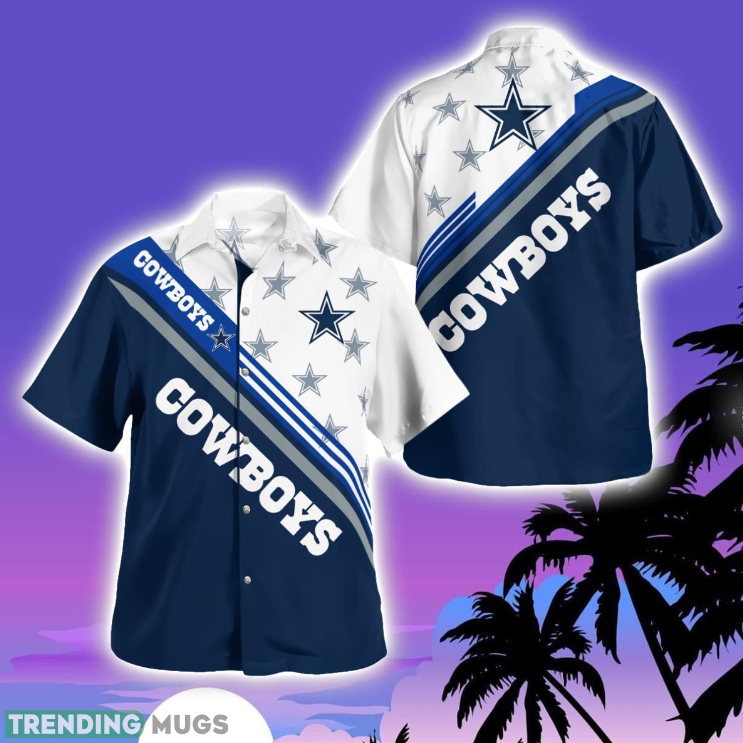Dallas Cowboys Logo Printed Aloha Hawaiian Shirt Special Gift For Fans Product Photo 1 Dallas Cowboys Logo Printed Aloha Hawaiian Shirt Special Gift For Fans Product Photo 1