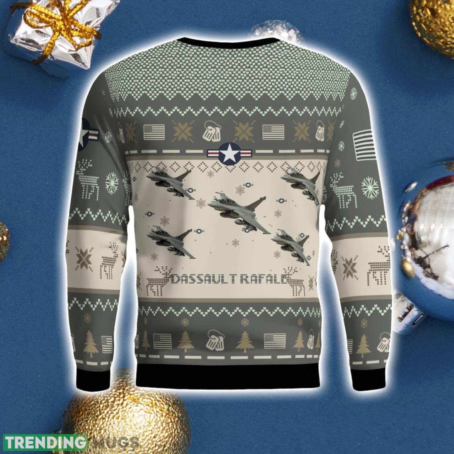 Dassault Rafale Aircraft New Trend Veteran Sweater Ugly Christmas Sweater Gift For Christmas 3D Sweater Dassault Rafale Aircraft New Trend Veteran Sweater Ugly Christmas Sweater Gift For Christmas 3D Sweater