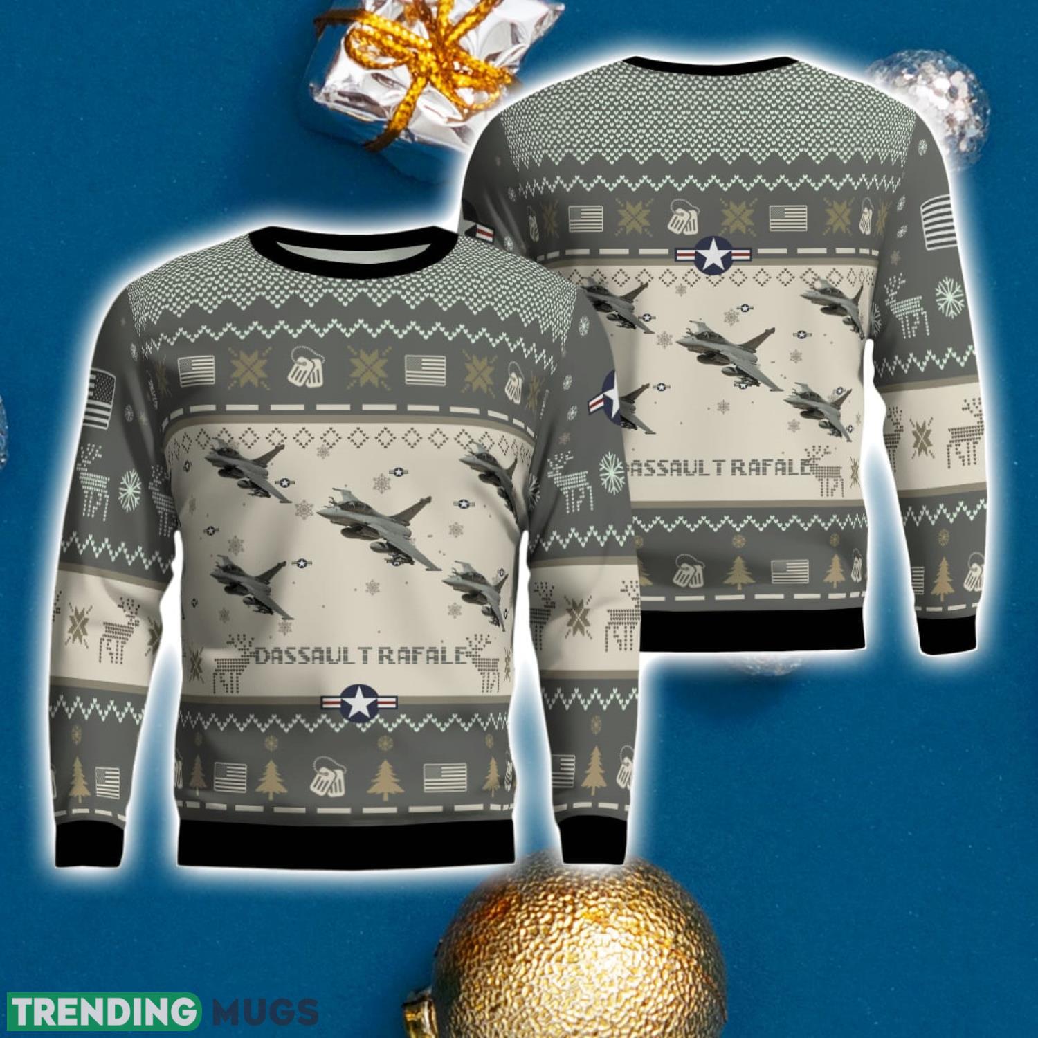Dassault Rafale Aircraft New Trend Veteran Sweater Ugly Christmas Sweater Gift For Christmas Product Photo 1 Dassault Rafale Aircraft New Trend Veteran Sweater Ugly Christmas Sweater Gift For Christmas Product Photo 1