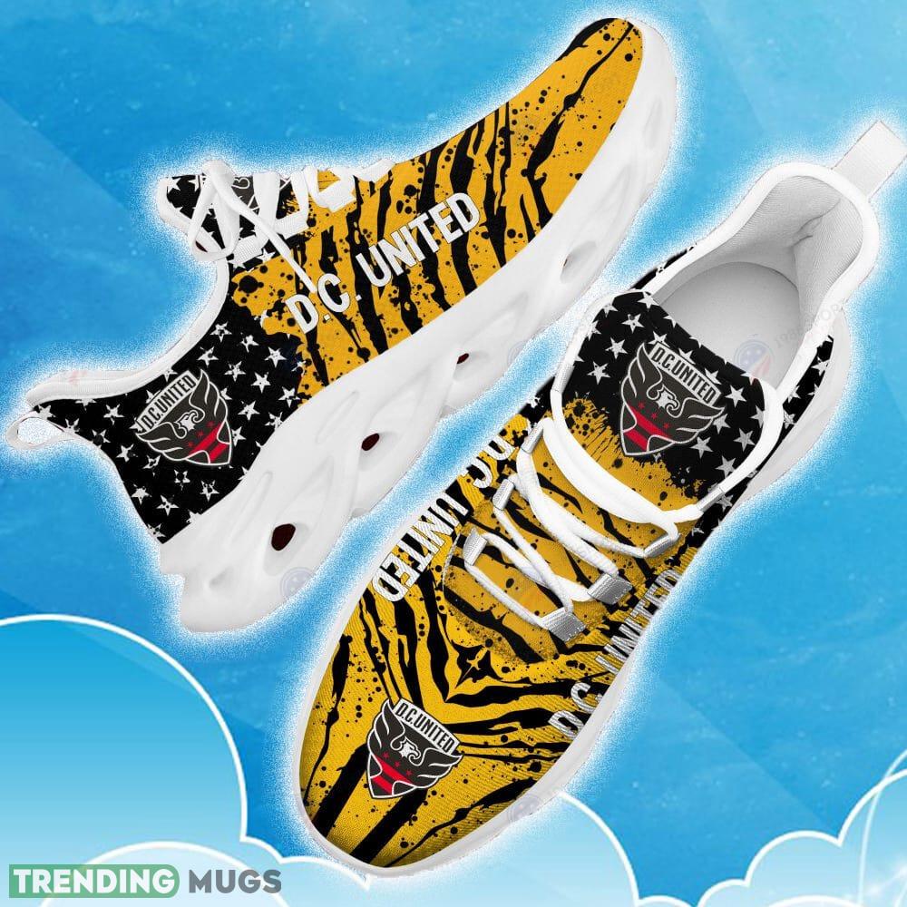D.C. United Yellow New Chunky Shoes Camo Logo Printed For Men And Women Gift Fans Max Soul Sneakers - D.C. United Clunky Sneakers Photo 14 D.C. United Yellow New Chunky Shoes Camo Logo Printed For Men And Women Gift Fans Max Soul Sneakers - D.C. United Clunky Sneakers Photo 14