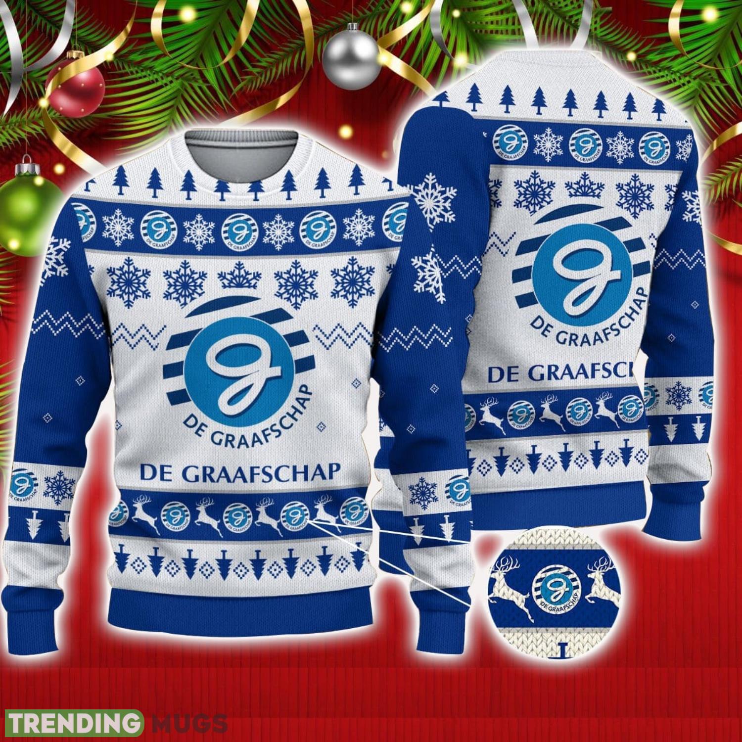 De Graafschap 3D Sweater Gift For Men And Women Snowflake Pattern Ugly Christmas Sweater Product Photo 1 De Graafschap 3D Sweater Gift For Men And Women Snowflake Pattern Ugly Christmas Sweater Product Photo 1