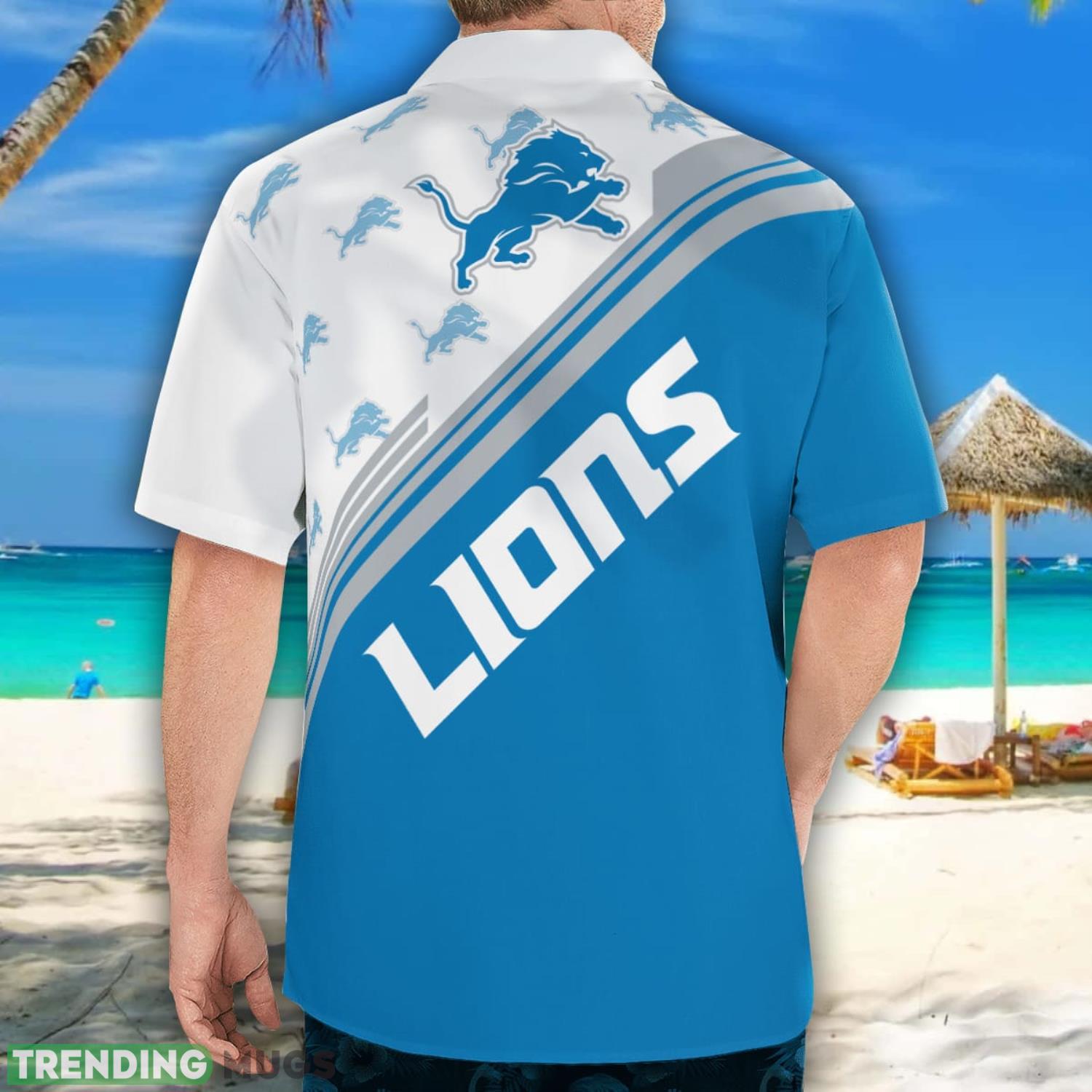 Detroit Lions Logo Printed Aloha Hawaiian Shirt Special Gift For Fans Hawaiian Shirt Detroit Lions Logo Printed Aloha Hawaiian Shirt Special Gift For Fans Hawaiian Shirt