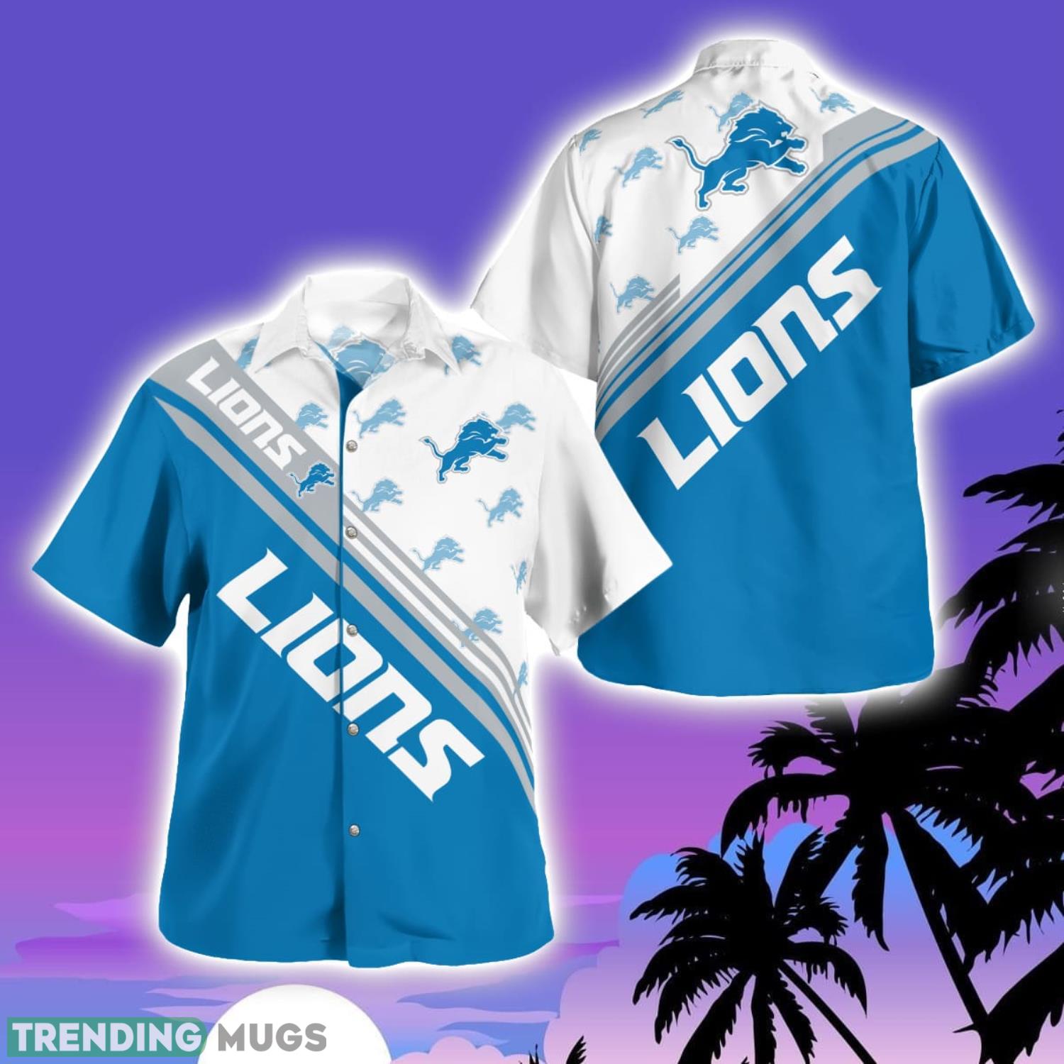 Detroit Lions Logo Printed Aloha Hawaiian Shirt Special Gift For Fans Product Photo 1 Detroit Lions Logo Printed Aloha Hawaiian Shirt Special Gift For Fans Product Photo 1