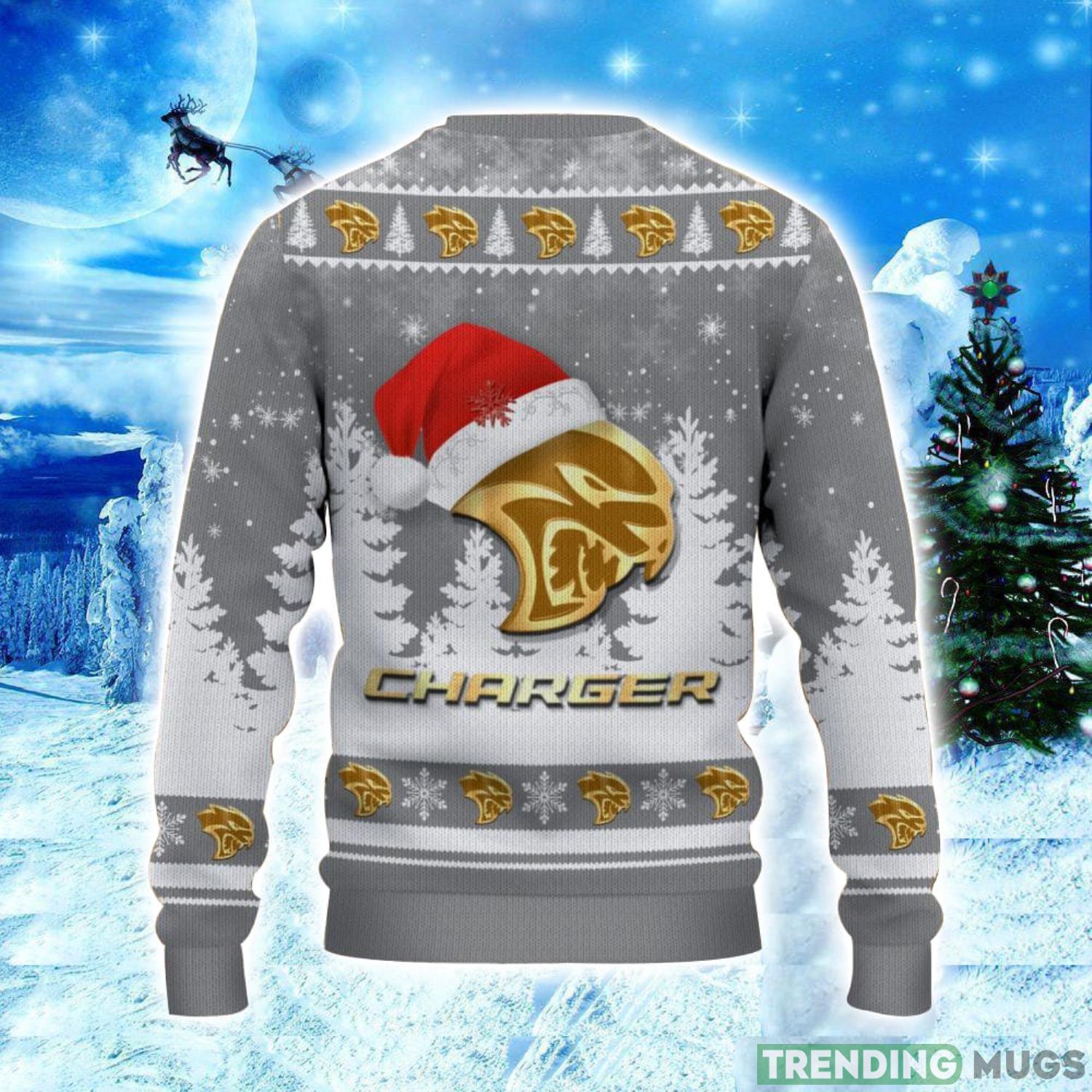 Dodge Charger Logo Wearing Santa Hat Christmas Gift Ugly Christmas Sweater Christmas Gift Ideas 3D Sweater Dodge Charger Logo Wearing Santa Hat Christmas Gift Ugly Christmas Sweater Christmas Gift Ideas 3D Sweater