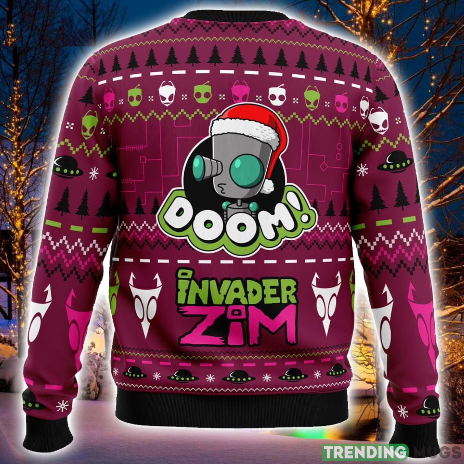 Doom Invader Zim Ugly Christmas Sweater 3D Printed Men And Women Christmas Hoiliday Gift 3D Sweater Doom Invader Zim Ugly Christmas Sweater 3D Printed Men And Women Christmas Hoiliday Gift 3D Sweater