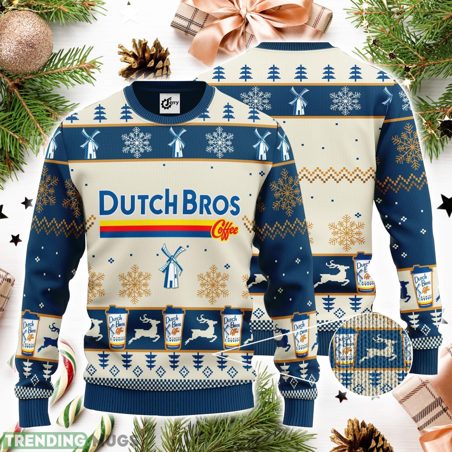 Dutch Bros 3D Ugly Christmas Sweater Unisex Sweater Christmas Gift For Dutch Bros Lover Product Photo 1