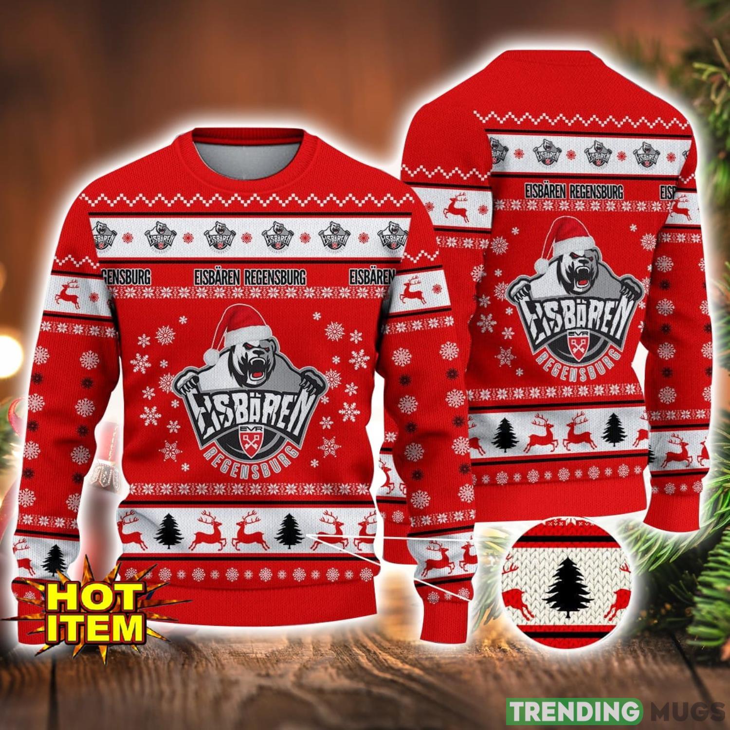 Eisbären Regensburg 3D Ugly Christmas  Sweater For Men And Women Sport Fans Product Photo 1