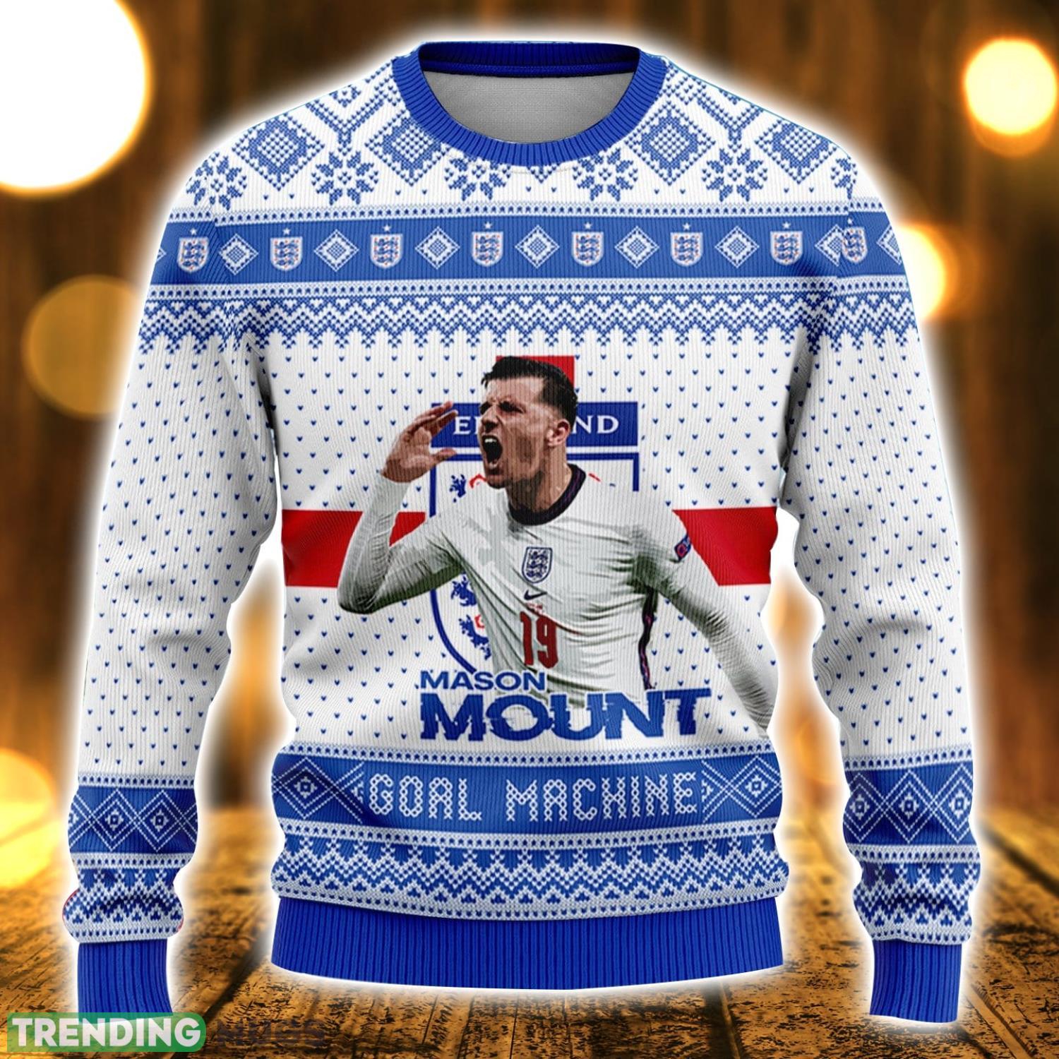 England Mason Mount Together For England FiFa World Cup Qatar 2022 Ugly Christmas Sweater Christmas Gift For Sport Fans 3D Sweater England Mason Mount Together For England FiFa World Cup Qatar 2022 Ugly Christmas Sweater Christmas Gift For Sport Fans 3D Sweater