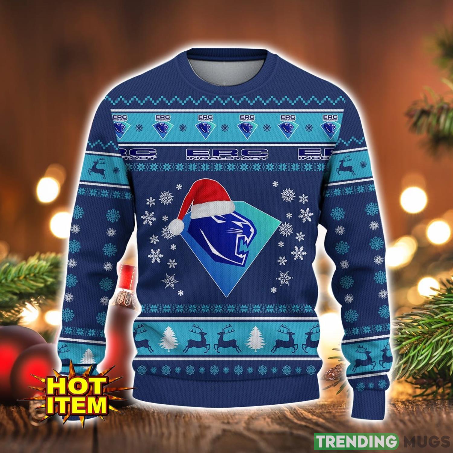 ERC Ingolstadt 3D Ugly Christmas Sweater For Men And Women Sport Fans 3D Sweater ERC Ingolstadt 3D Ugly Christmas Sweater For Men And Women Sport Fans 3D Sweater