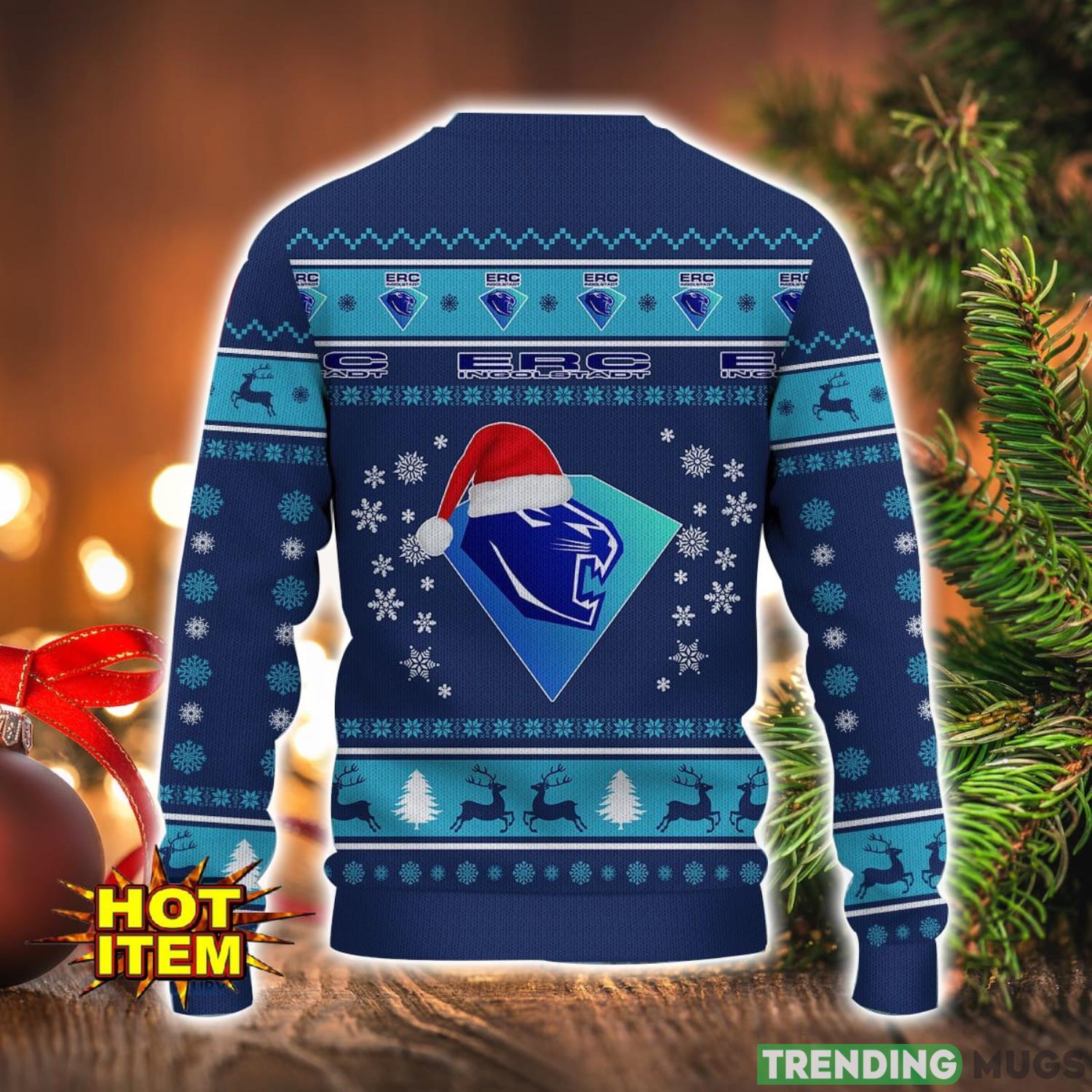 ERC Ingolstadt 3D Ugly Christmas Sweater For Men And Women Sport Fans 3D Sweater ERC Ingolstadt 3D Ugly Christmas Sweater For Men And Women Sport Fans 3D Sweater