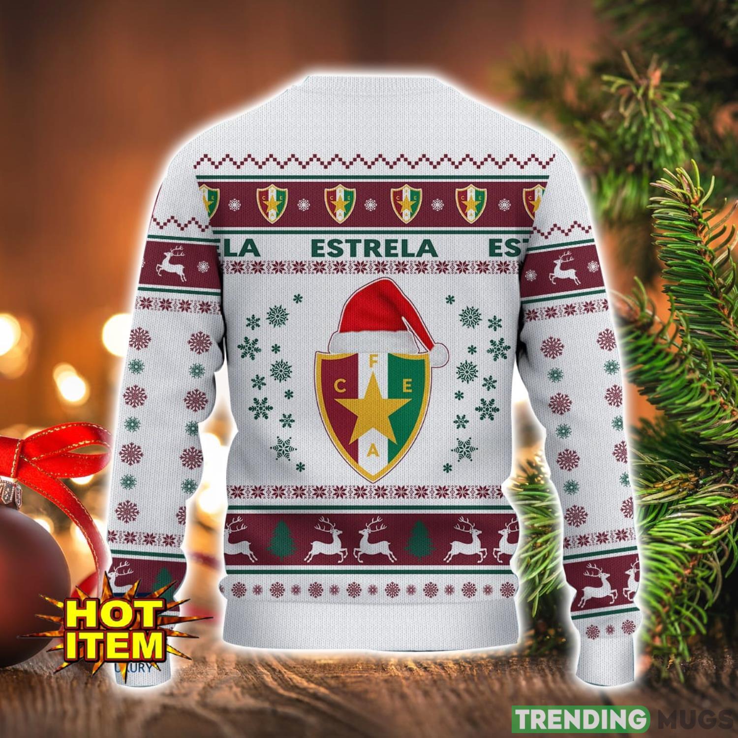 Estrela da Amadora 3D Ugly Christmas Sweater For Men And Women Sport Fans 3D Sweater Estrela da Amadora 3D Ugly Christmas Sweater For Men And Women Sport Fans 3D Sweater