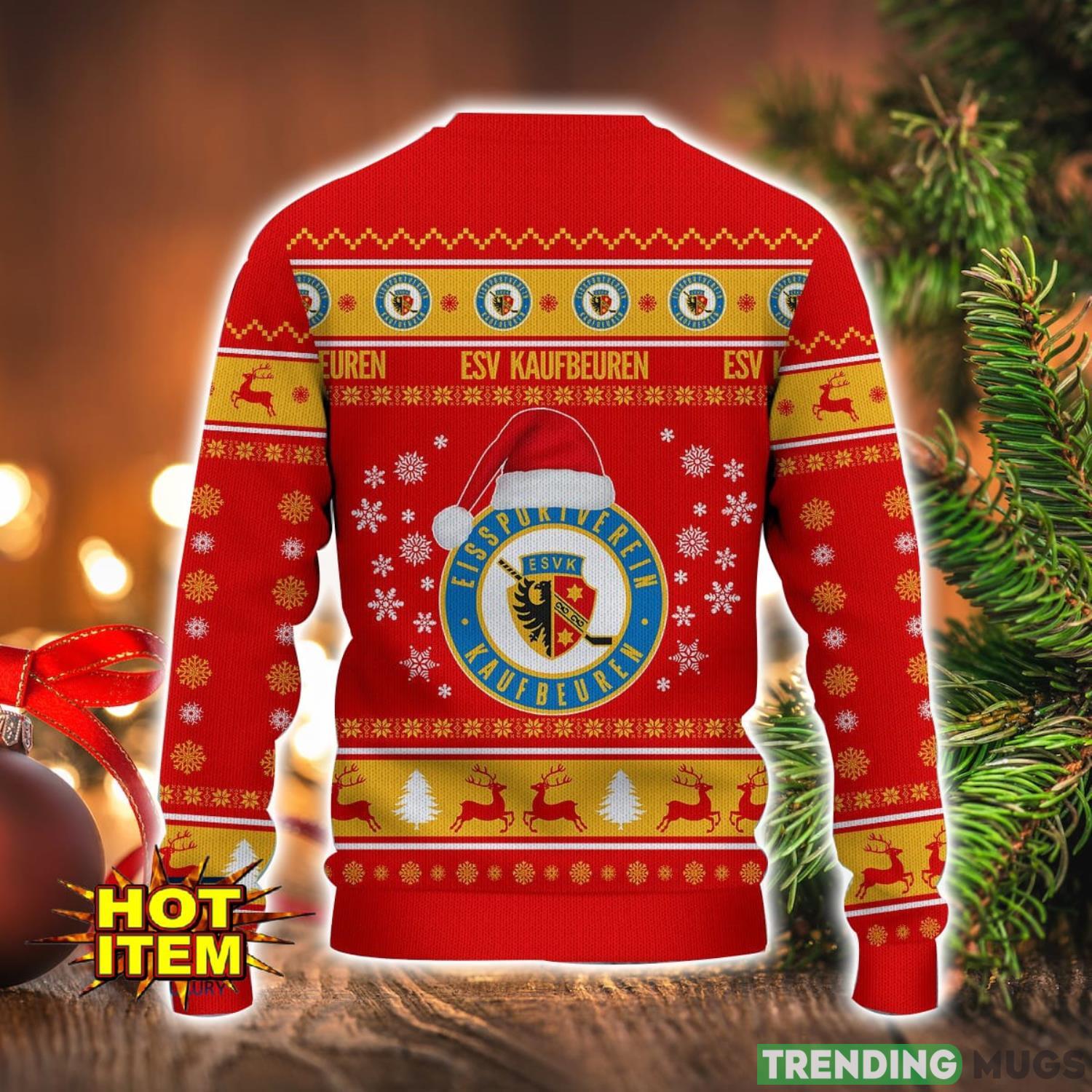 ESV Kaufbeuren 3D Ugly Christmas Sweater For Men And Women Sport Fans 3D Sweater ESV Kaufbeuren 3D Ugly Christmas Sweater For Men And Women Sport Fans 3D Sweater