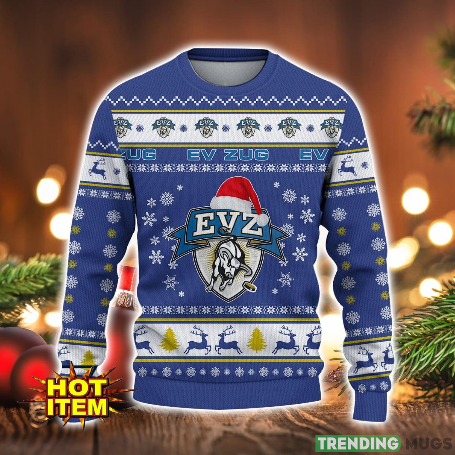 EV Zug 3D Ugly Christmas Sweater For Men And Women Sport Fans 3D Sweater EV Zug 3D Ugly Christmas Sweater For Men And Women Sport Fans 3D Sweater